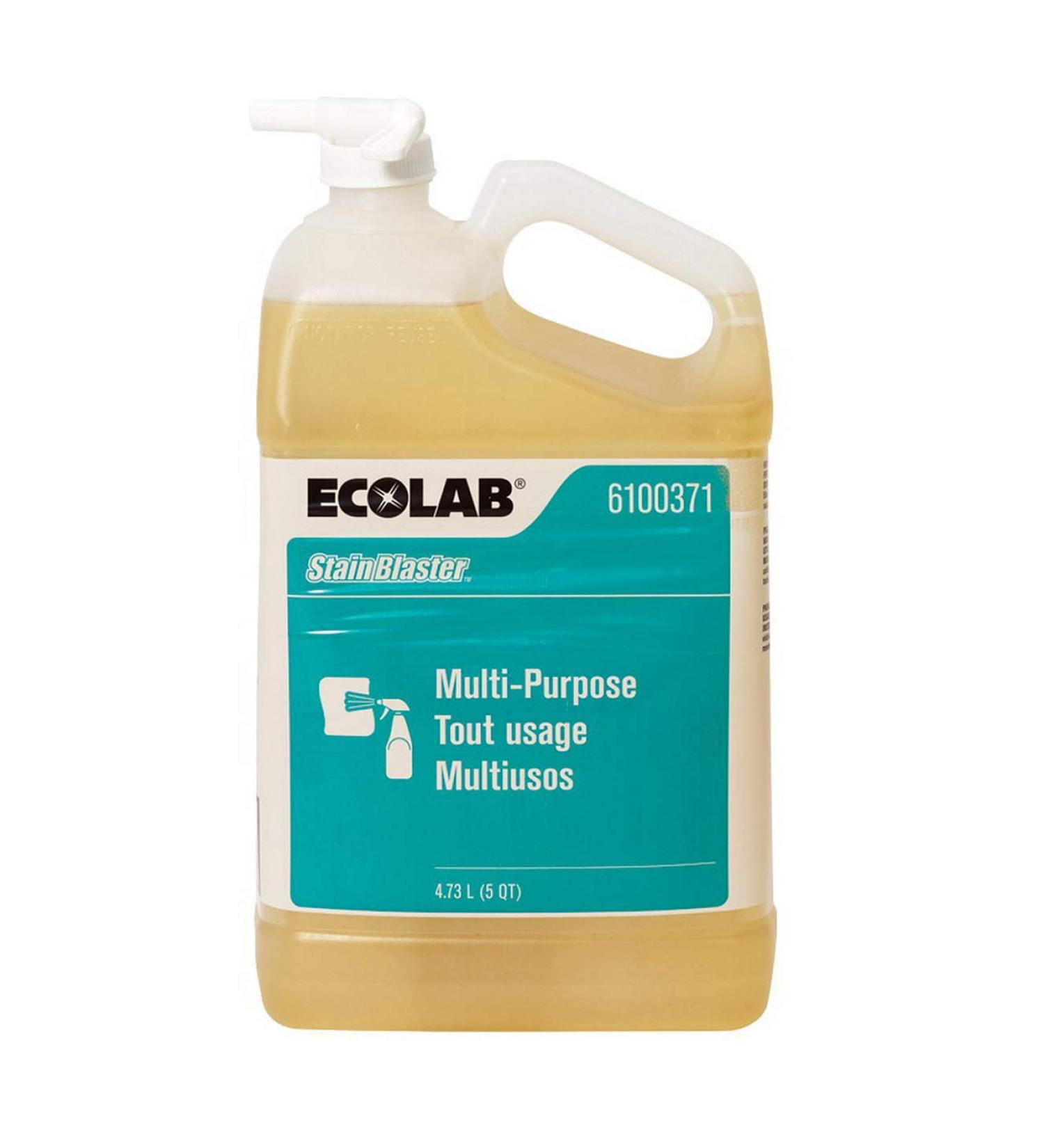 ECOLAB 6100371 Stain Blaster Multi-Purpose 4.73 Liters (5 Qt) One (1) Bottle Per Order