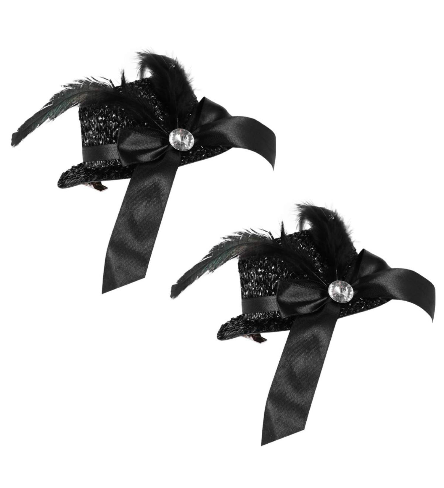 Elegant 2pcs Fascinator Hats | Pillbox Hair Clips for Weddings Parties & Celebrations | Flower Veil & Mesh Headbands - Buy Online on GoSupps.com