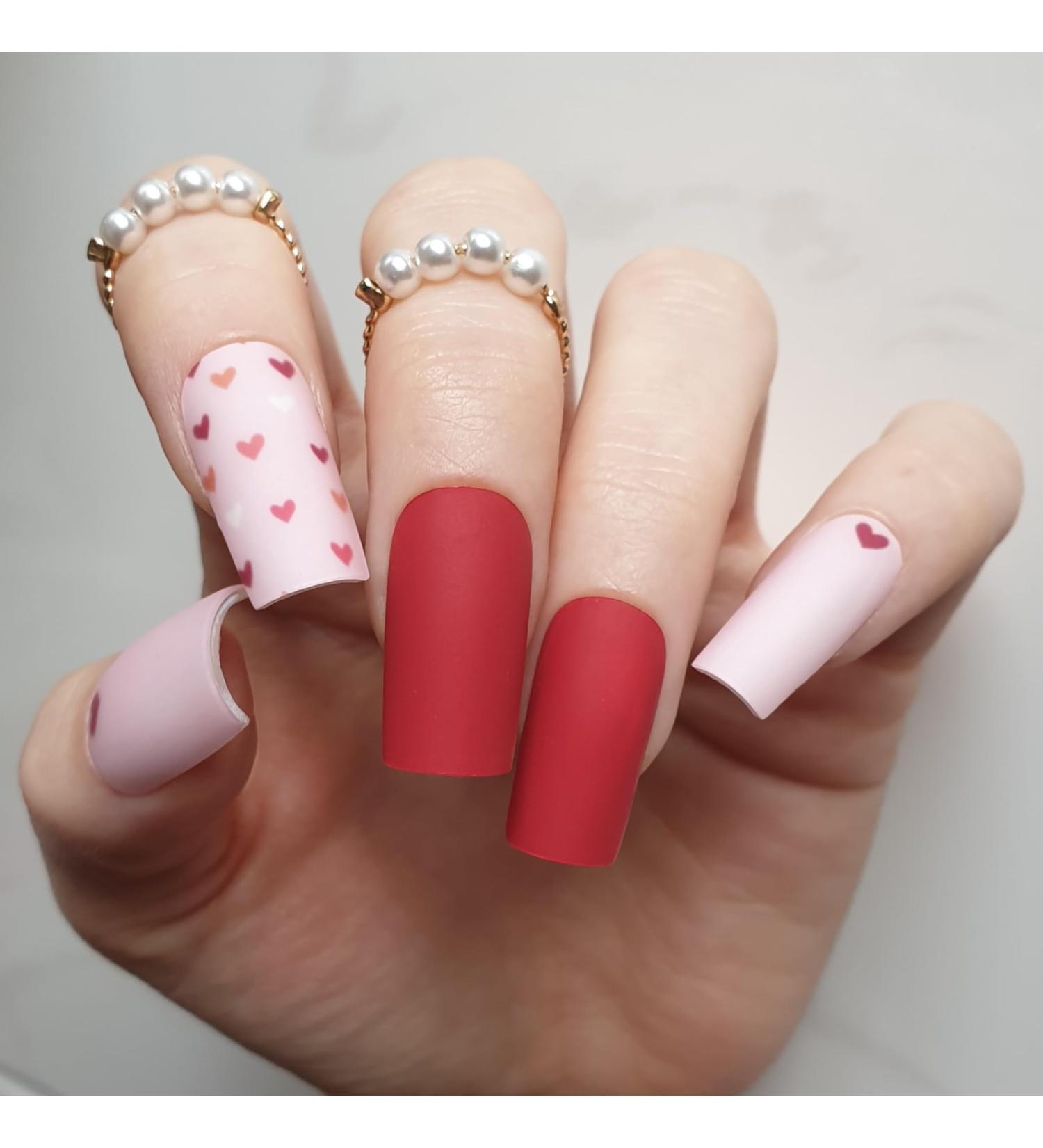 Zaubern gel4Home - Premium UV Nail Wraps & Foils | Semi-Cured Gel Nails (Heartbreaker) - International Shipping Available - Buy Online on GoSupps.com