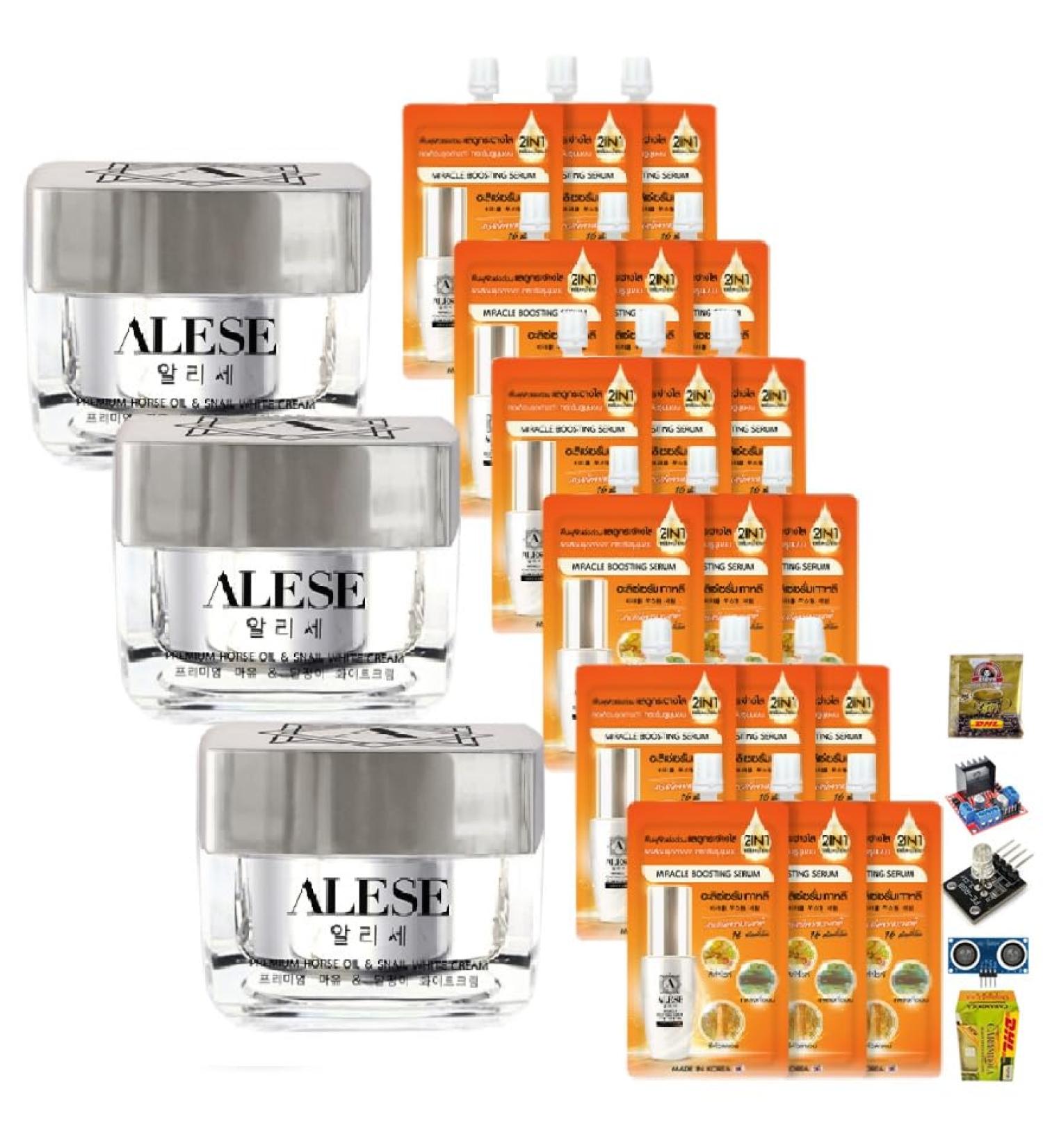 Nourish Moisture Smooth Skin Day & Night Cream - Alese Premium Horse Oil & Snail Filtrate 30ml | Beautygoodshop | Free Beauty Gifts - Buy Online on GoSupps.com