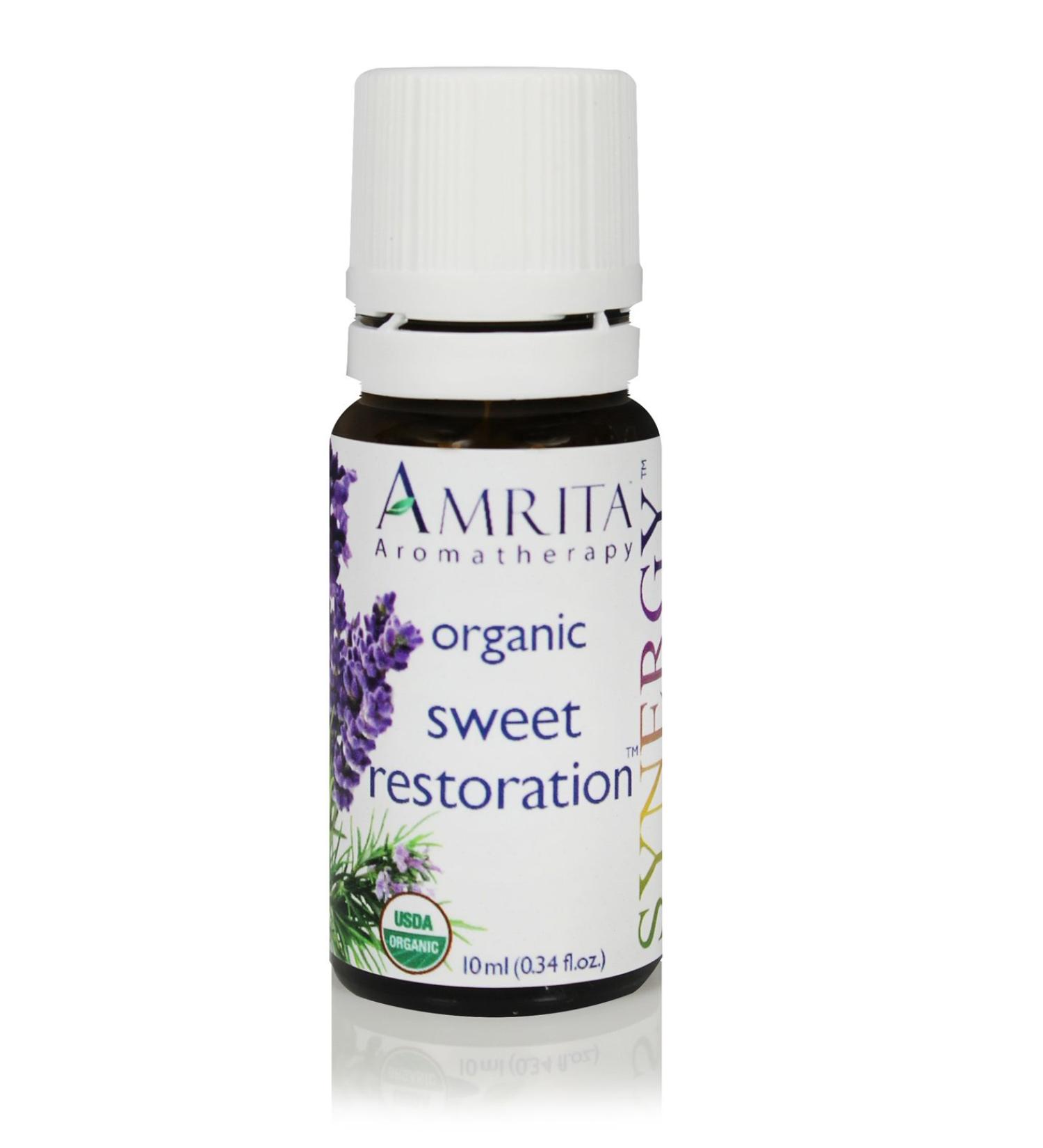 Buy Sweet Restoration Synergy Essential Oil Blend | USDA Organic Lavender Lavandin & Rosemary 10ml - Pure & Undiluted - Buy Online on GoSupps.com