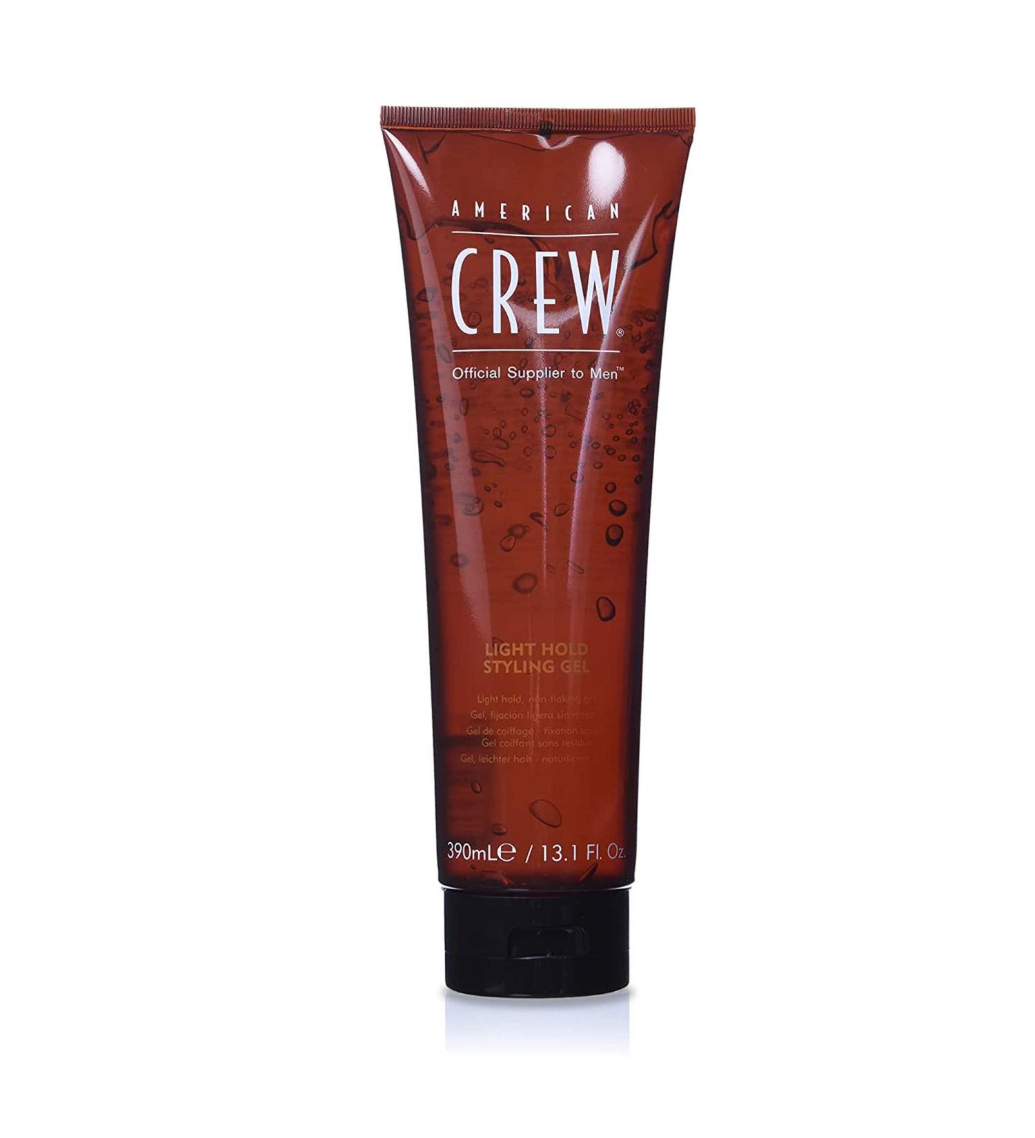 Men's Hair Gel by American Crew, Light Hold, Non-Flaking Styling Gel, 13.1 Fl Oz 13.1 Fl Oz (Pack of 1)