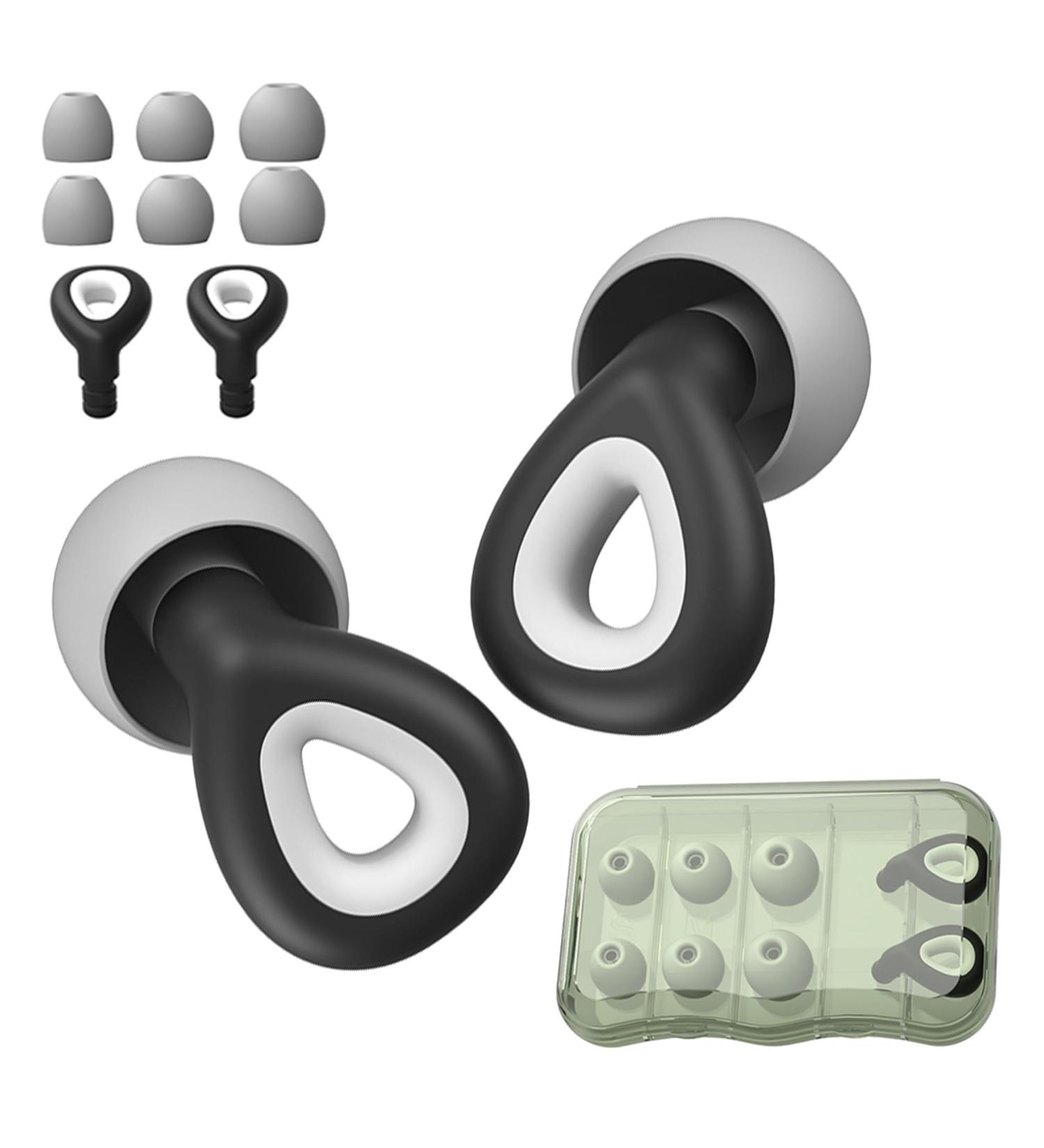 Buy Reusable Noise Cancelling Ear Plugs - 6 Pack for Concerts Travel & Musicians | Soft Silicone Hearing Protection - Buy Online on GoSupps.com