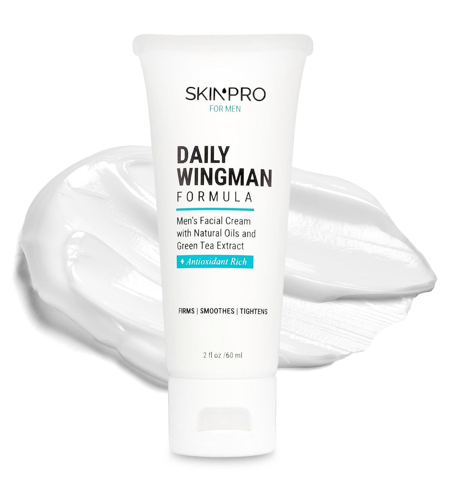 Face Cream for Men - Anti-Aging & Anti-Wrinkle Moisturizer with Green Tea Extract - All Skin Types - Day & Night Care - 2 Oz - Buy Online on GoSupps.com