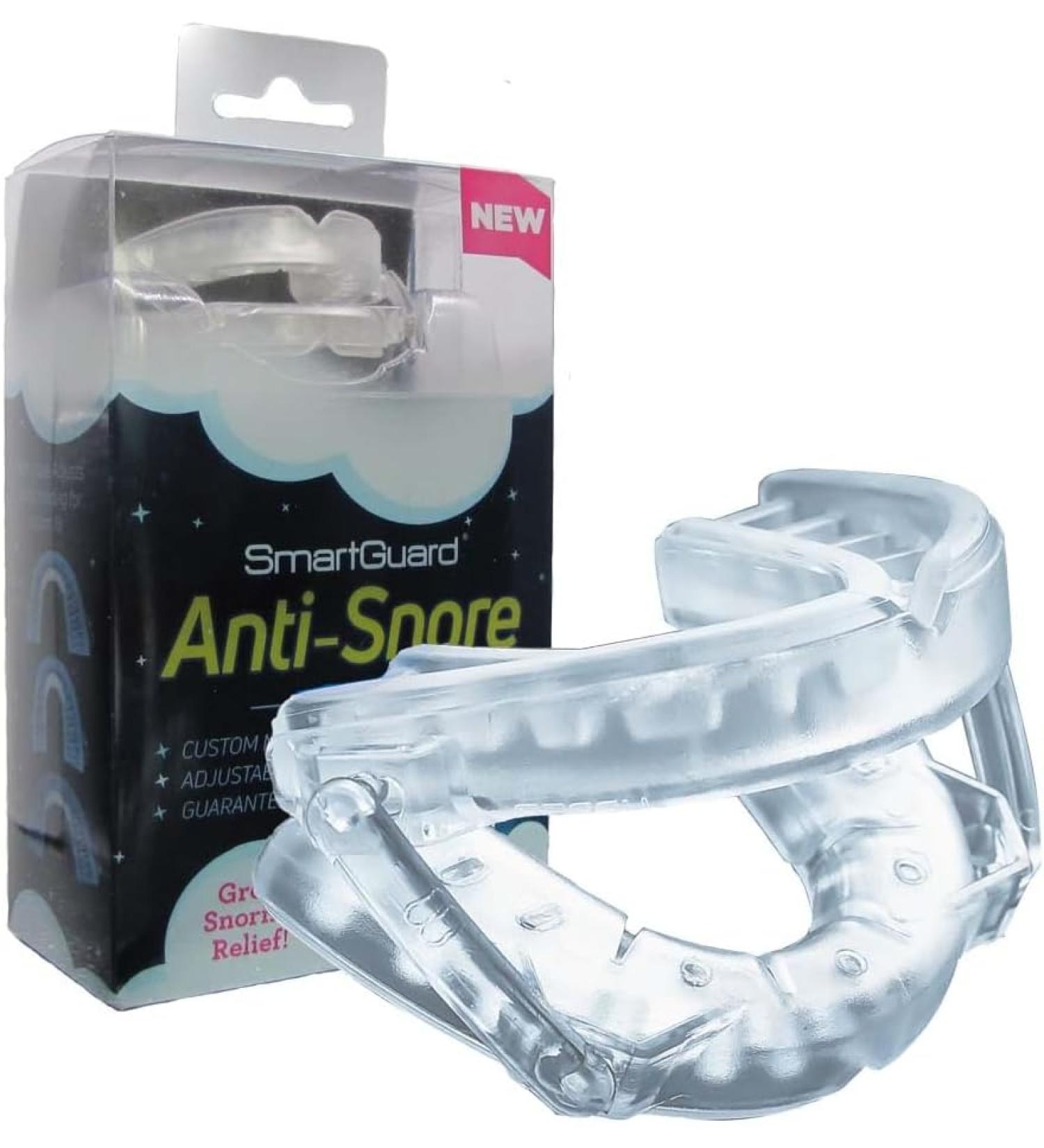 SmartGuard Anti-Snoring Device: Custom Snore Stopper Mouthpiece for Men and Women - Adjustable Jaw Oral Appliance for Improved Sleep Quality - Buy Online on GoSupps.com