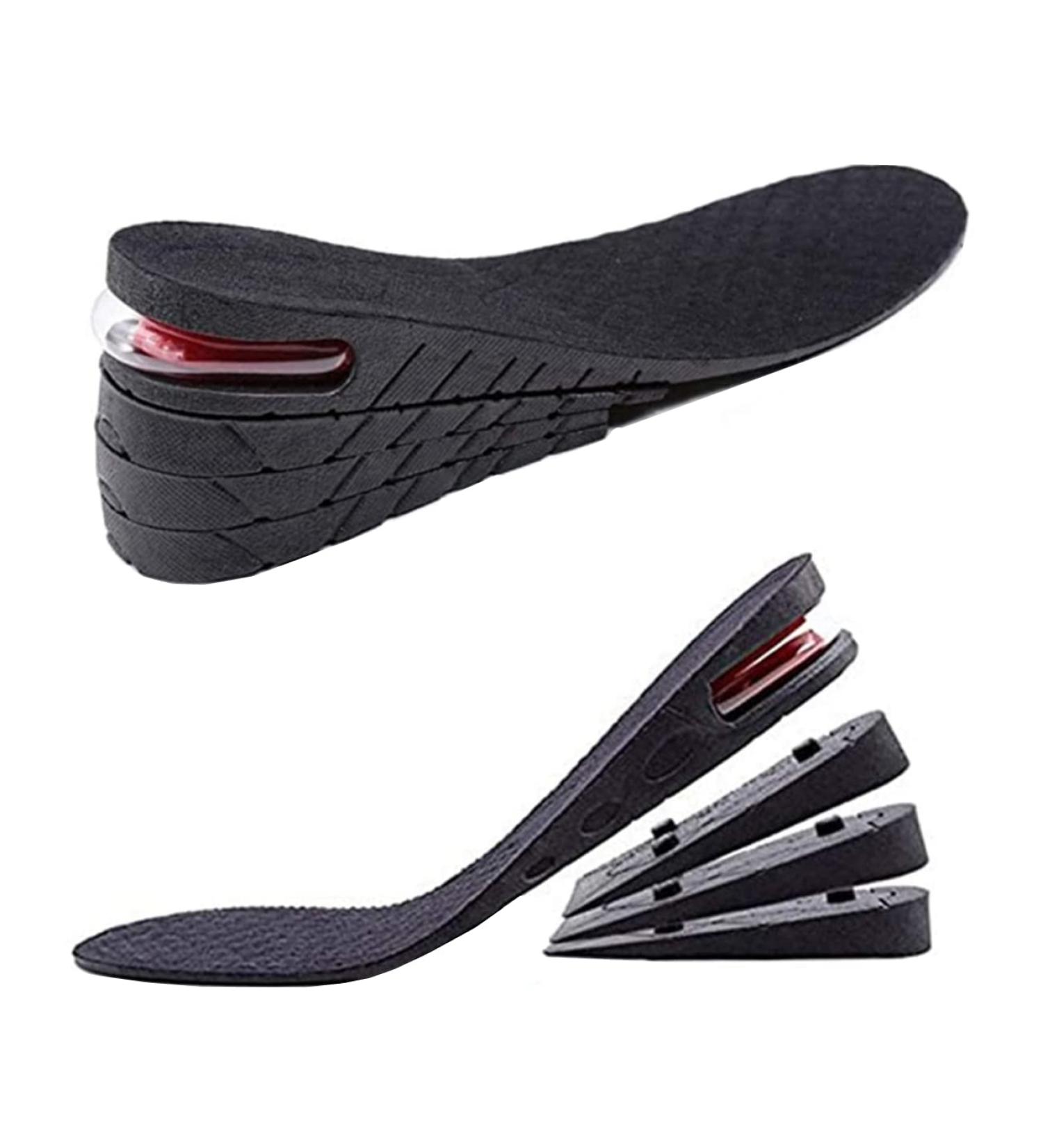 4-Layer Height Increase Insoles for Men and Women - Invisible Shoe Inserts for Taller Look - Air Cushion Heel Lifts - 3.54 Inch Boost - Buy Online on GoSupps.com