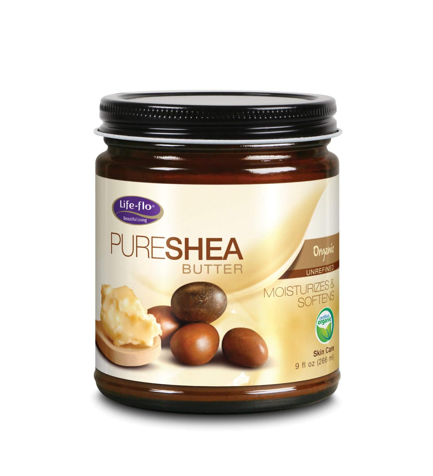 Life-Flo Pure Shea Butter Organic 266 ml
