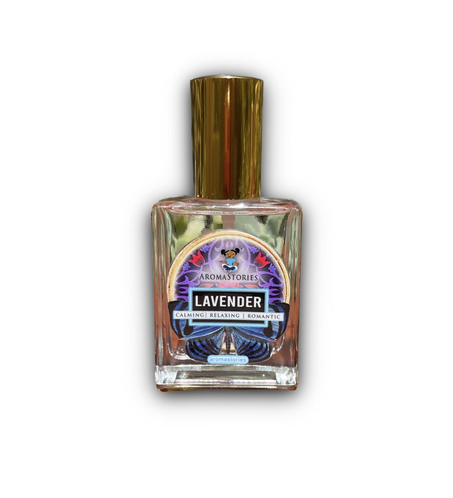 Aromastories Lavender Perfume 2oz Luxurious Authentic and Truly Lavender Aroma for you and your personal space - Buy Online on GoSupps.com