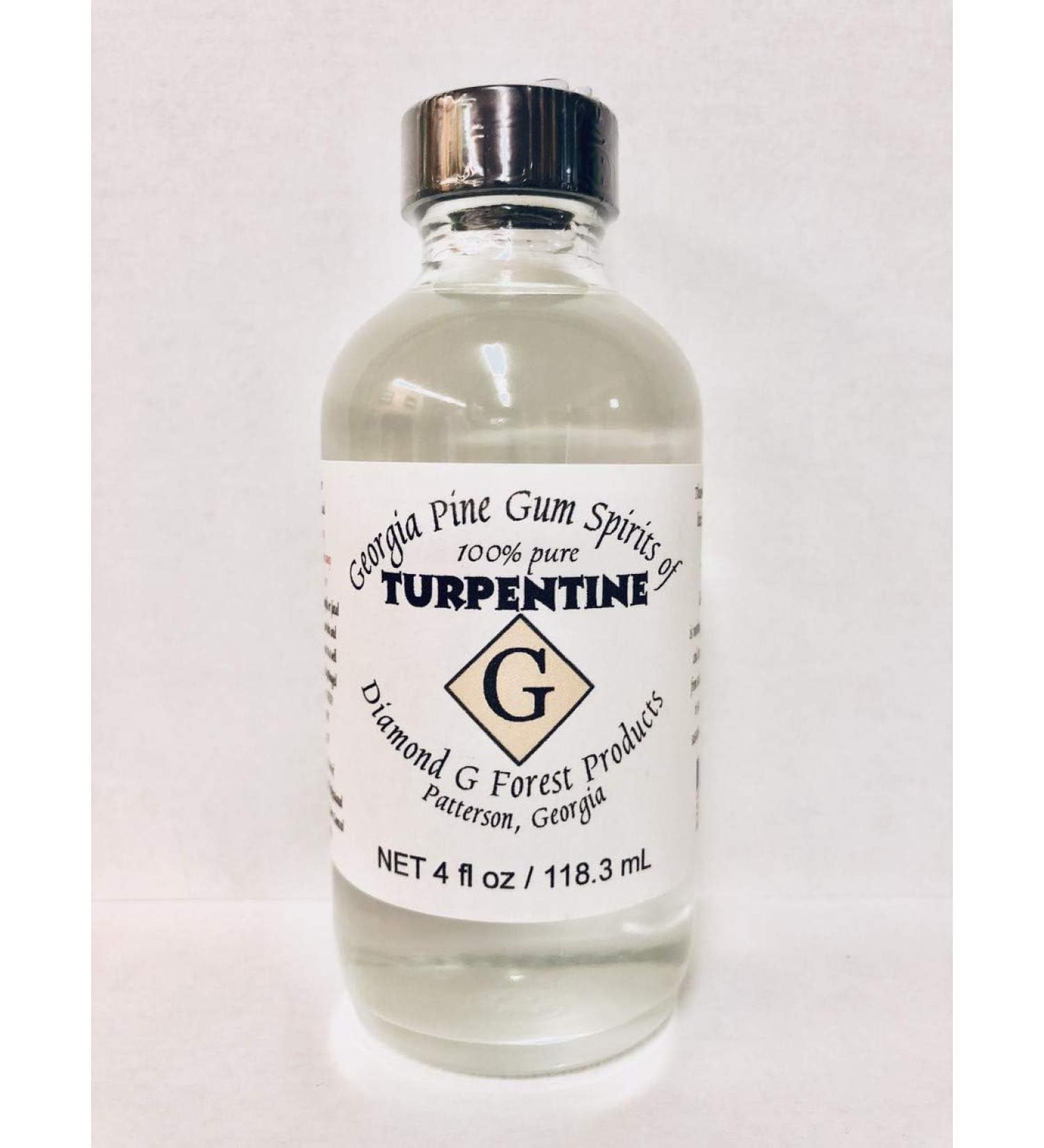 4 Oz 100% Pure Gum Spirits of Turpentine - Natural, Organic Solution - Buy Online on GoSupps.com