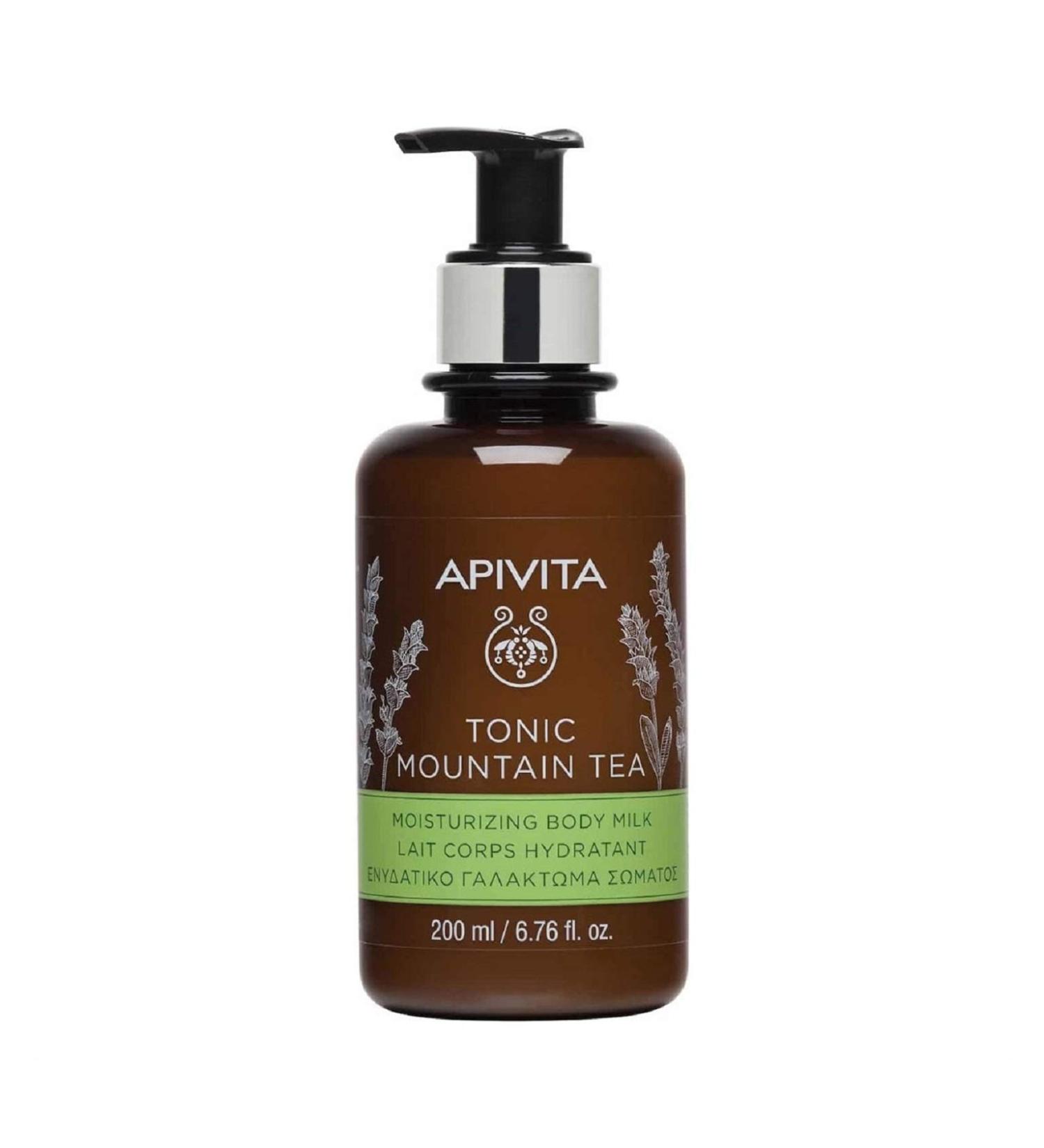 Apivita Tonic Mountain Tea Body Milk | Moisturizing & Toning | International Shipping Available - Buy Online on GoSupps.com
