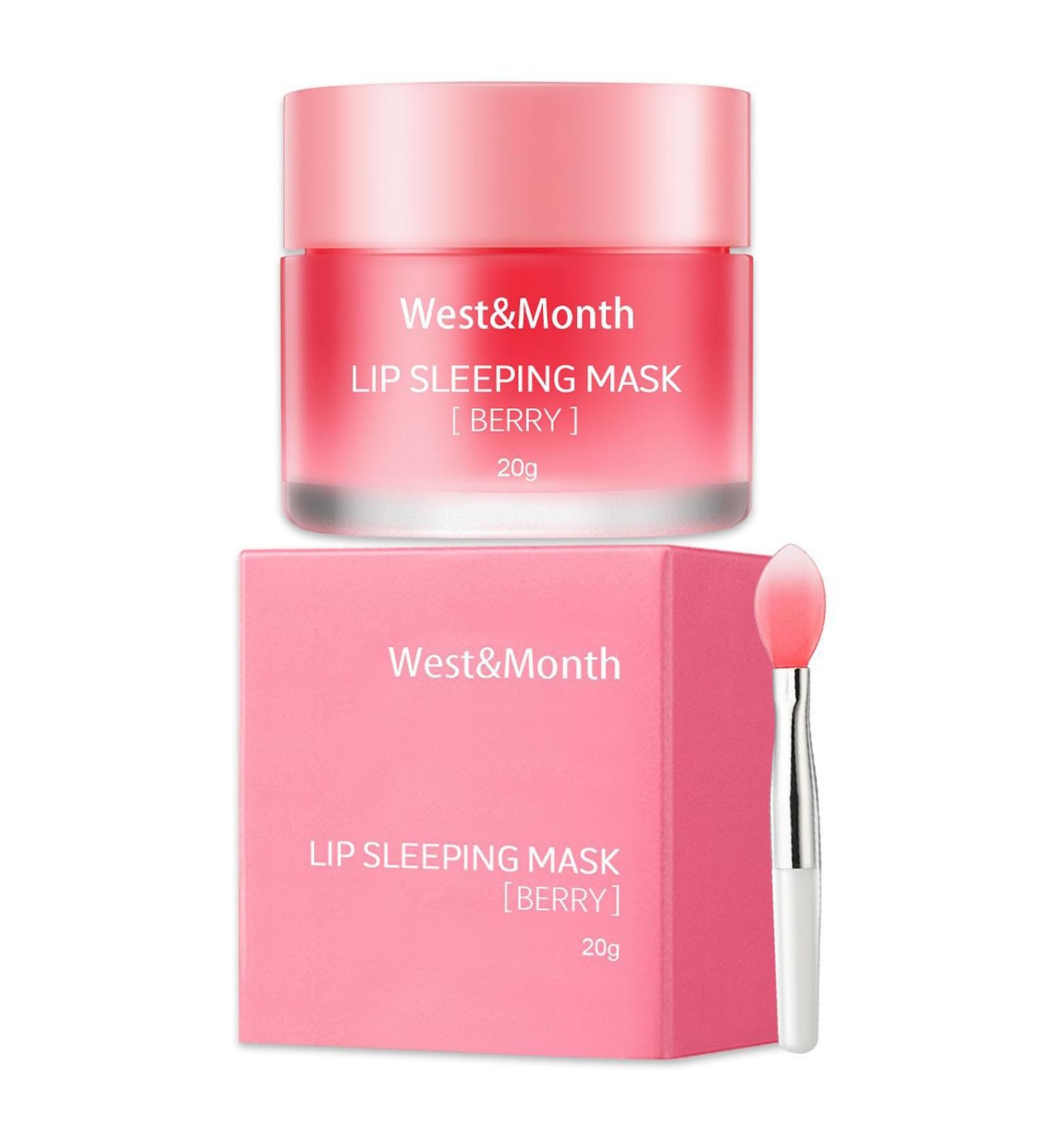Lip Mask - Lip Sleeping Mask - Lip Sleep Mask Overnight Lip Skincare Lip Oils - Lip Moisturiser for Dry Chapped Peeling Cracked Lips Fades Lip Lines Lip Balm for Moisture Lip Care - Buy Online on GoSupps.com