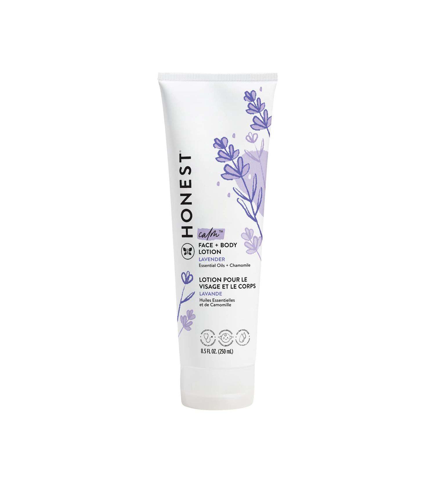 Buy Honest Company Calming Lavender Face & Body Lotion 8.5 oz - Soothing Hydration - Buy Online on GoSupps.com