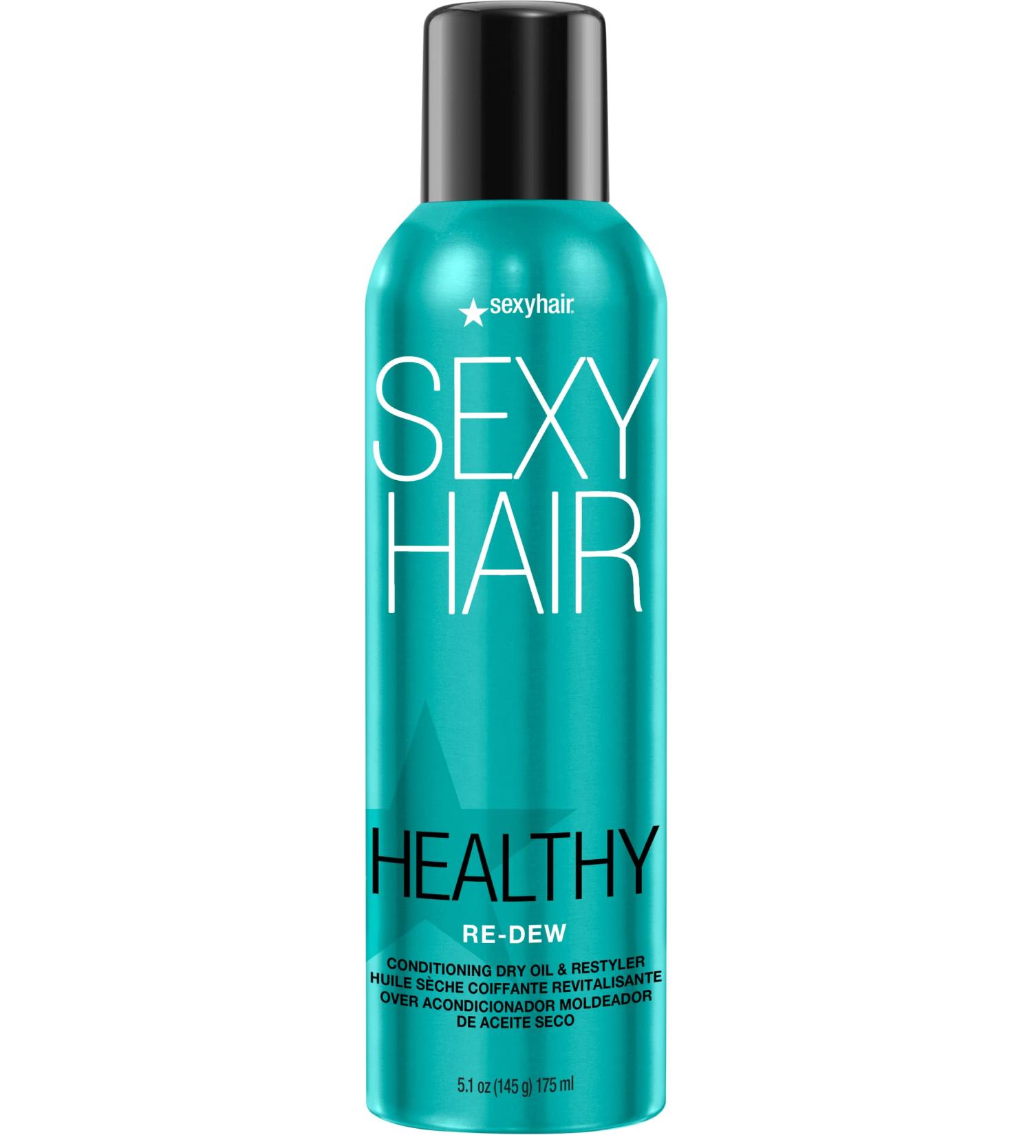 SexyHair Healthy Re-Dew Conditioning Dry Oil and Restyler 5.1 Oz | Moisture Smoothness Manageability and Shine | Tames Frizz | All Hair Types - Buy Online on GoSupps.com
