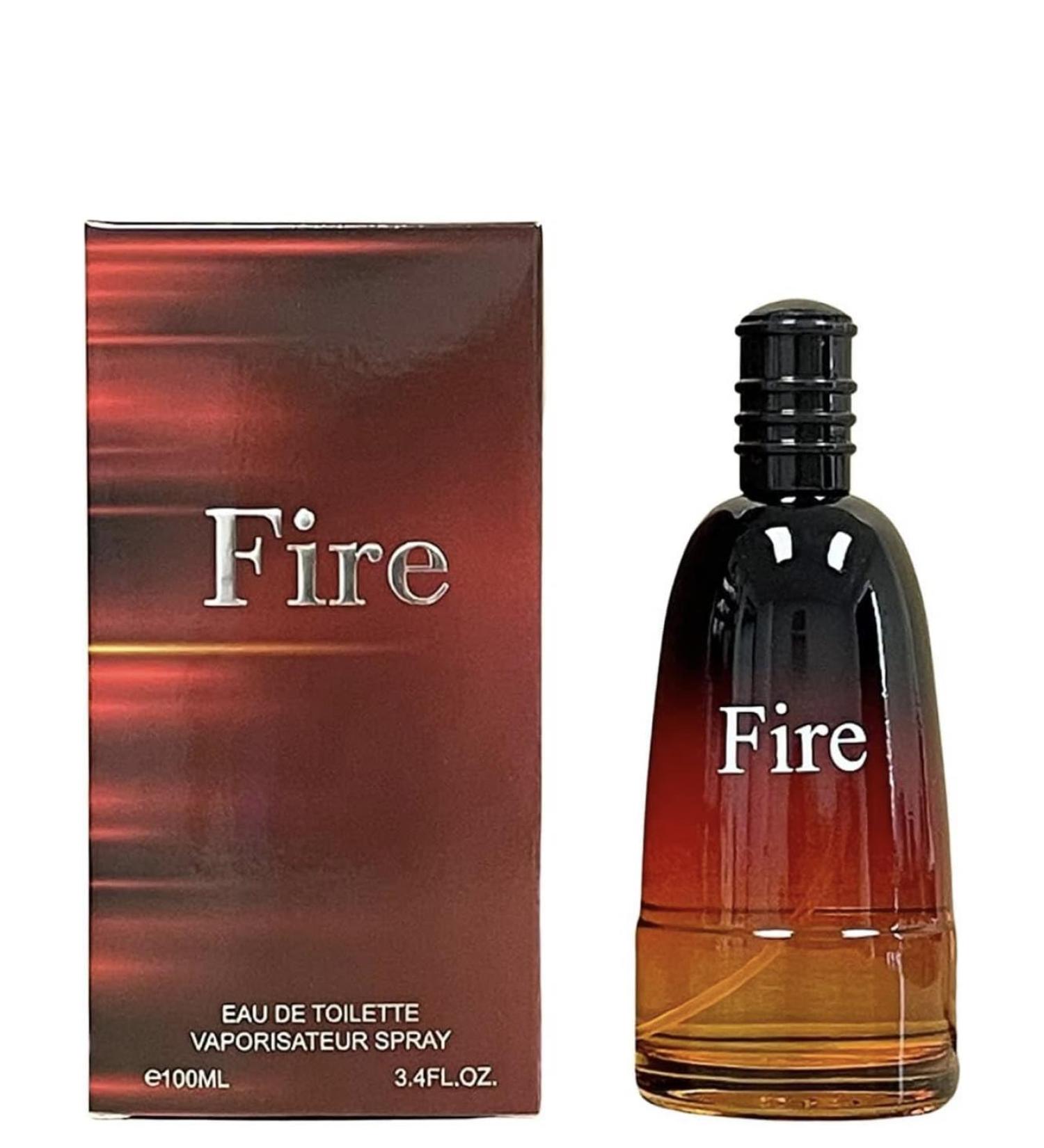 Long Lasting Fire Cologne for Men (Inspired by Fahrenheit) 3.4oz/100ml Natural Spray