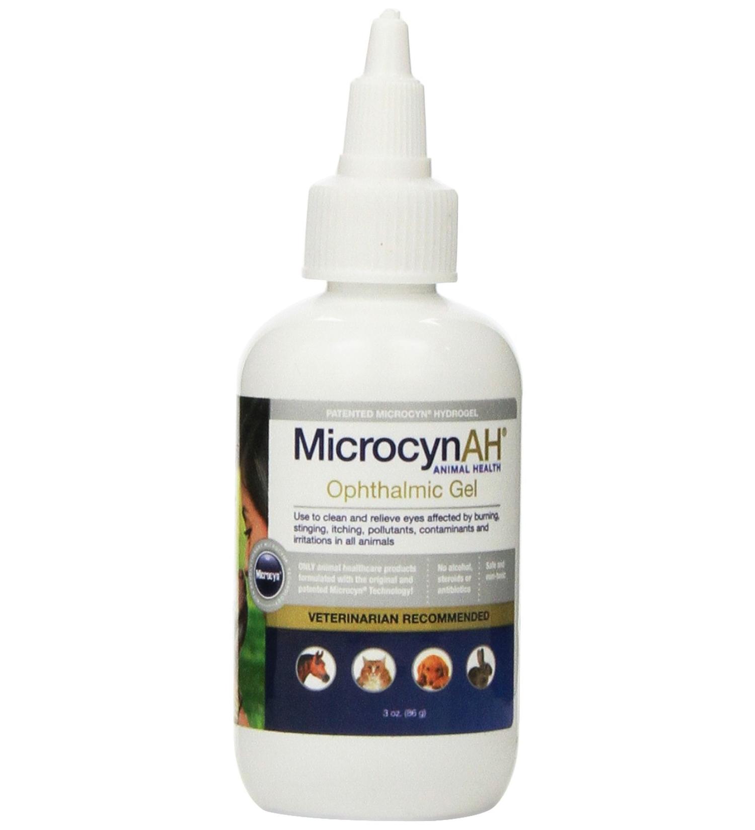 MicrocynAH Ophthalmic Gel - Fast-acting eye relief for pets - Buy Online on GoSupps.com