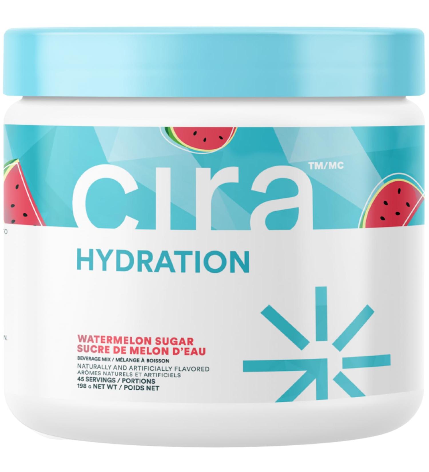 Cira Hydration Powder (45 Servings) - Electrolyte Drink Mix with Himalayan Salt for Dehydration Relief and Recovery - Watermelon Sugar - Buy Online on GoSupps.com