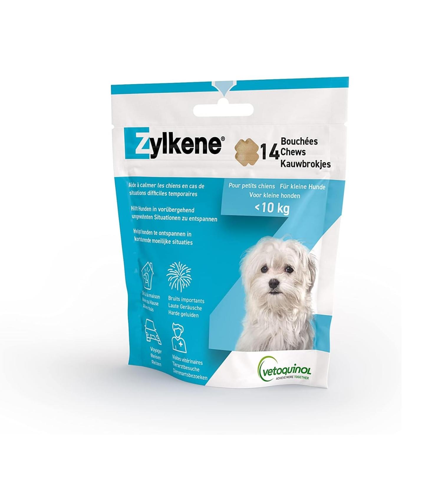 Vetoquinol Zylkene Chews 75mg - 14 Chews for Pet Anxiety Relief | Buy Internationally - Buy Online on GoSupps.com