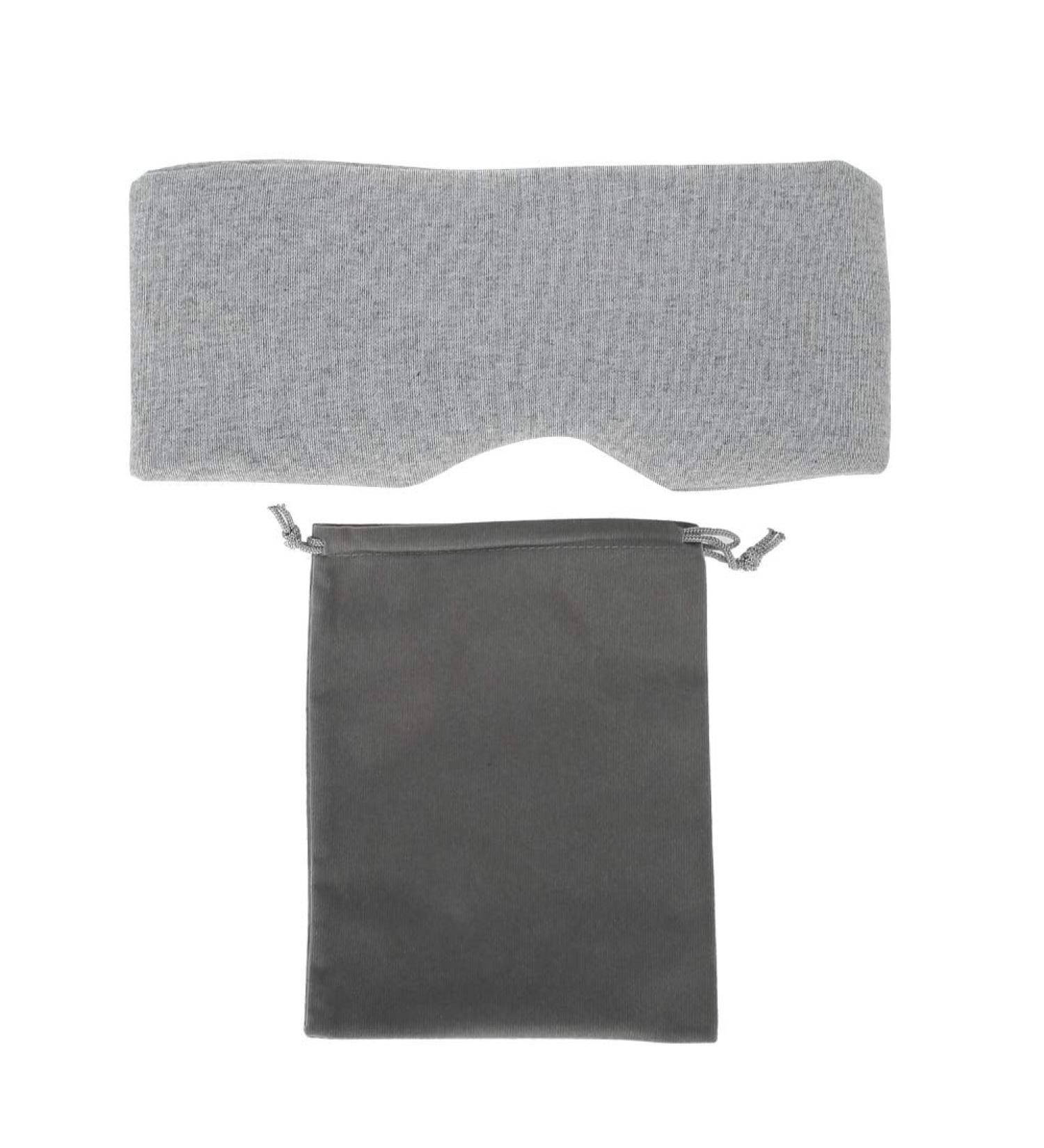 Salmue Sleep Eye Mask with Nose Baffle | Adjustable Blinder Blindfold for Travel and Nap | Comfortable and Breathable Eye Cover (Grey) - Buy Online on GoSupps.com
