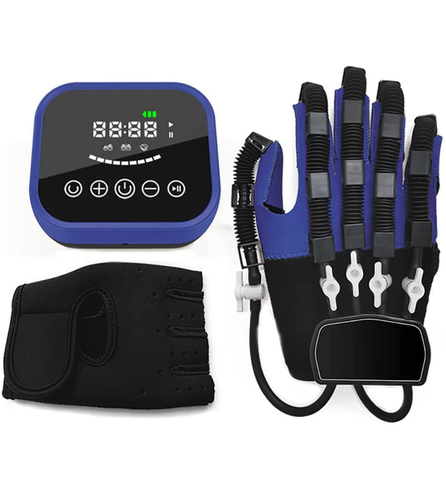 Rehabilitation Robot Gloves Stroke Hemiplegia Finger Rehabilitation Trainer for Hand Function Recovery Hand Splint Assistive Gloves Finger Straightening Brace Guard Right X-Large - Buy Online on GoSupps.com