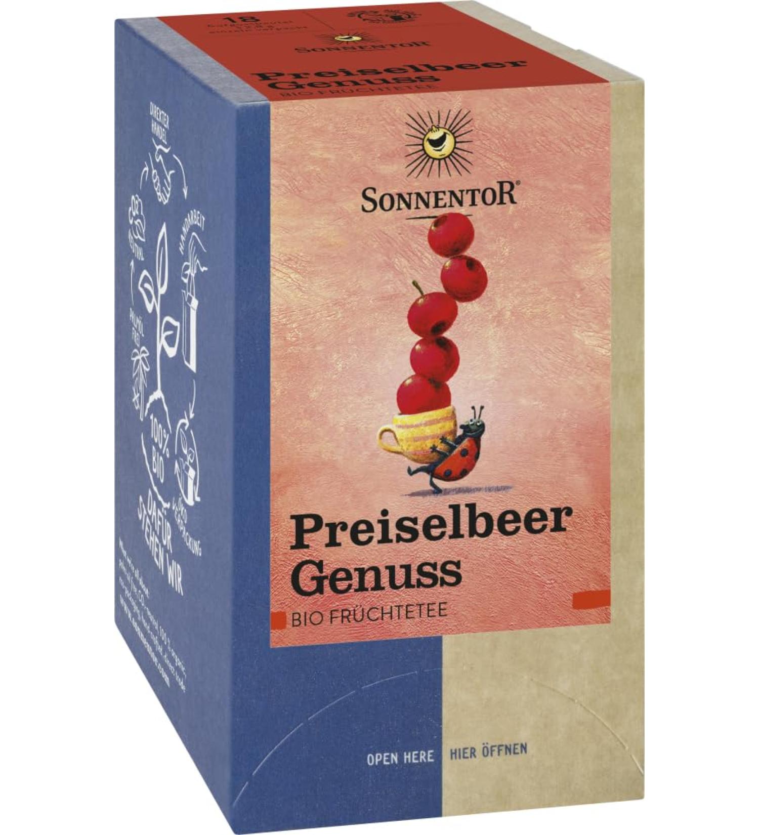 Sonnentor Th aux fruits bio (6 x 50 40 g)