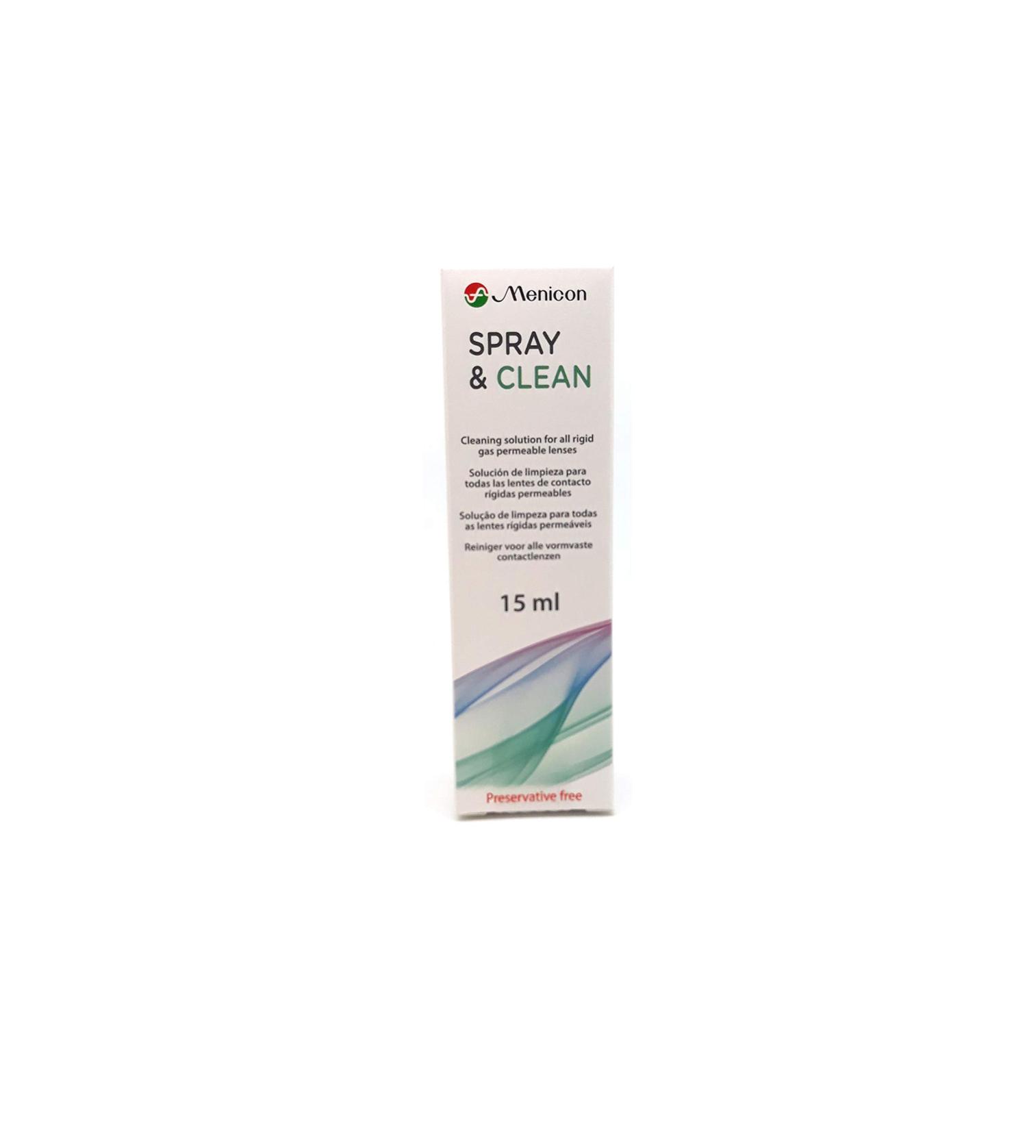 SPRAY&CLEAN Contact Lens Cleaning Solution - Buy Online on GoSupps.com