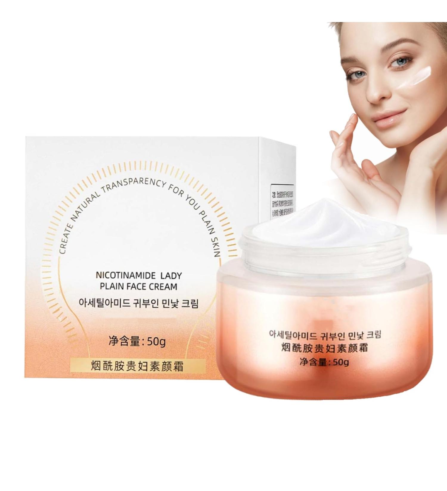 Korean Makeup 3-In-1 Brightening Cream For Flawless Radiant Skin Make Up Cream Tone Up Lazy Cream 3 In 1 Nicotinamide Tone-Up Cream Nicotinamide Precious Tone-Up Cream (1PC m) - Buy Online on GoSupps.com