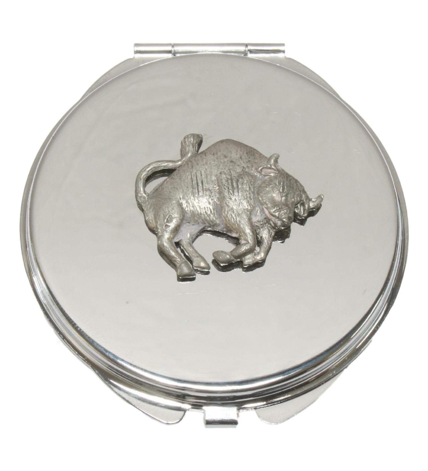 Bull Compact Mirror Handbag Gift With Free Engraving 46 - Buy Online on GoSupps.com