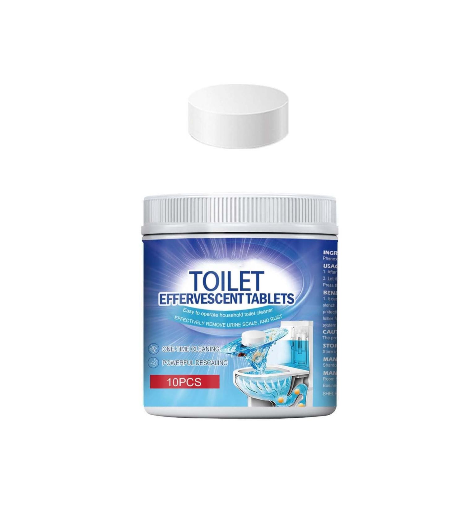 Toilet Effervescent Tablets Effective Cleaning For Toilet Stains Odor Elimination And Freshening Lint Pro Lint (Blue One Size) Blue One Size - Buy Online on GoSupps.com