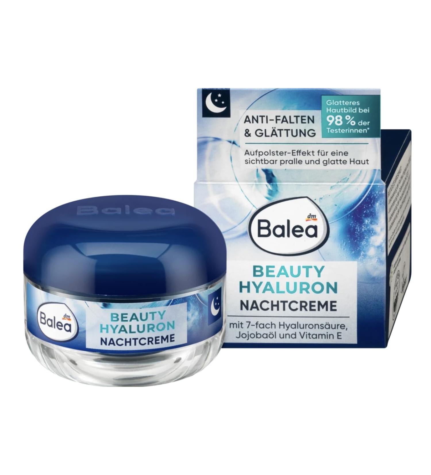 Whale Balea Anti ripples night cream Beauty Hyalonon 50 ml - Buy Online on GoSupps.com
