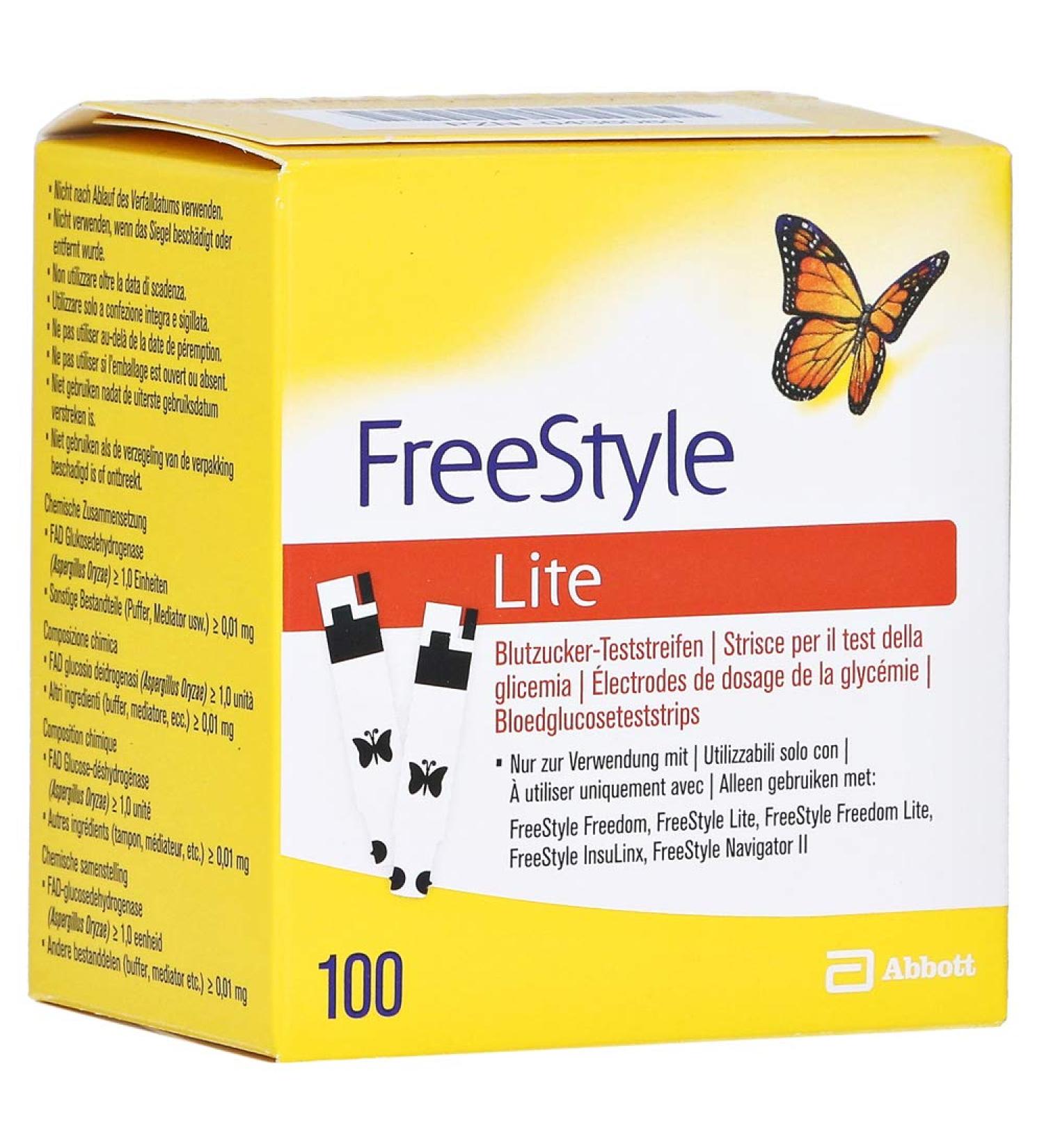 FreeStyle Lite test strips without coding (C1 47-D) 100 pieces