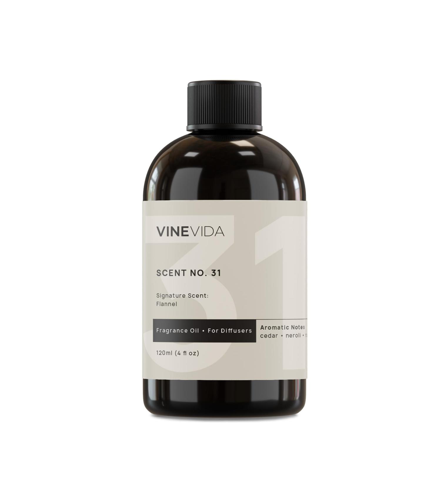 VINEVIDA Flannel Fragrance Oil 4 Fl Oz | Essential Oils for Diffusers | Air Freshener & Diffuser Oil Refill - Buy Online on GoSupps.com