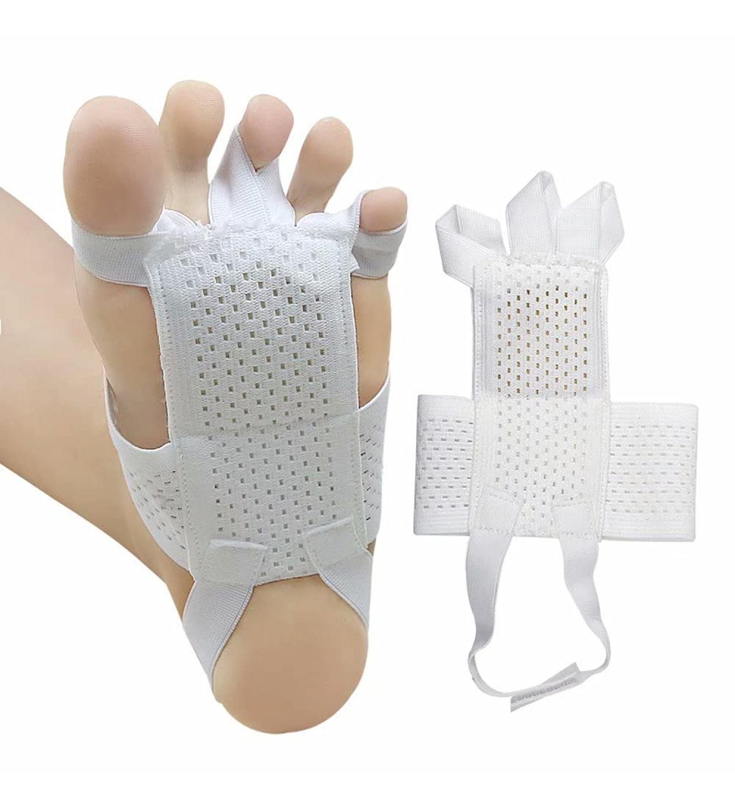 JYCCH 2pcs Elastic Hallux Valgus Corrector | Breathable Pain Relief Toe Straightener for Optimal Comfort - Buy Online on GoSupps.com