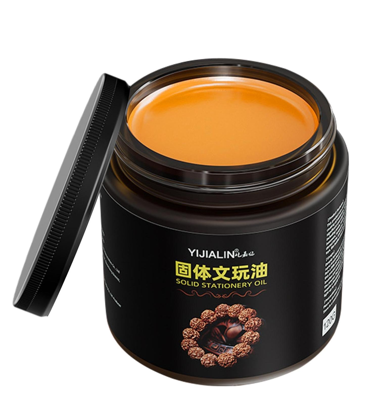 Leather Cream & Conditioner 120g Restorative Polishing Cleanser Wax | Natural and Protective Wood Wax Restorative Polishing Cleanser Wax for Jade Orange1 - Buy Online on GoSupps.com