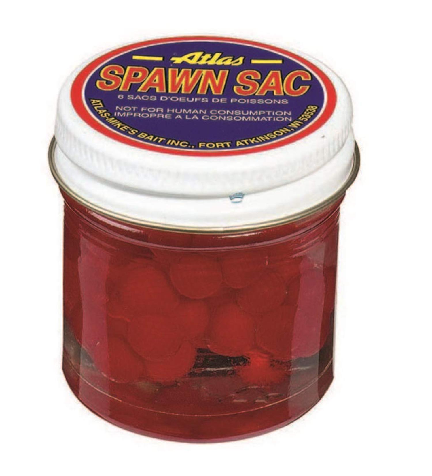 Atlas Fishing Bait Spawn Sacs Regular Red