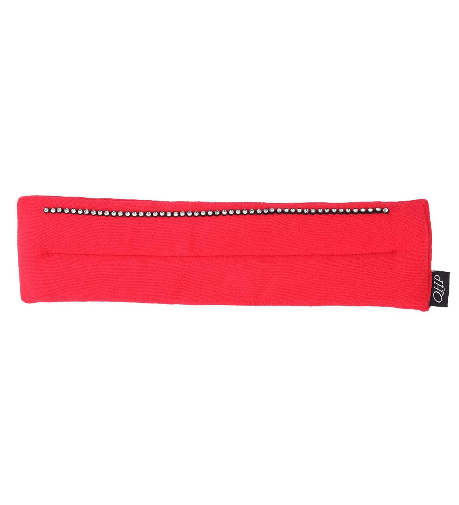 QHP nose belt cushion nose belt pad Madelon prevents irritation from pressure and abrasive (thoroughbred bright red) whole blood bright red red