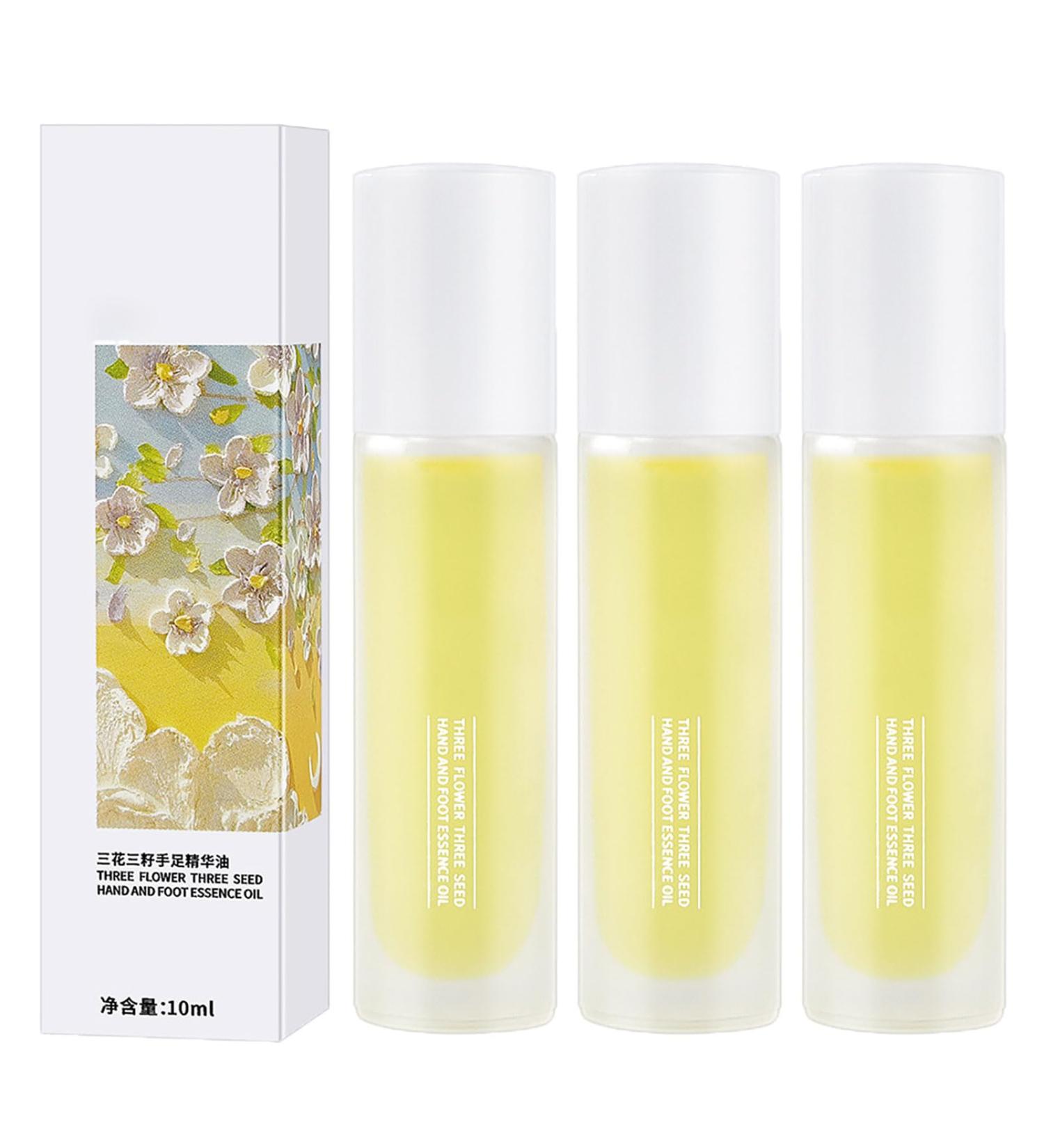 1/2/3PCS Triple Plant Hand And Foot Essence Oil Hand and Foot Care Essential Oil Plant Hand and Foot Oil for Hand and Foot Skin (3PCS) - Buy Online on GoSupps.com