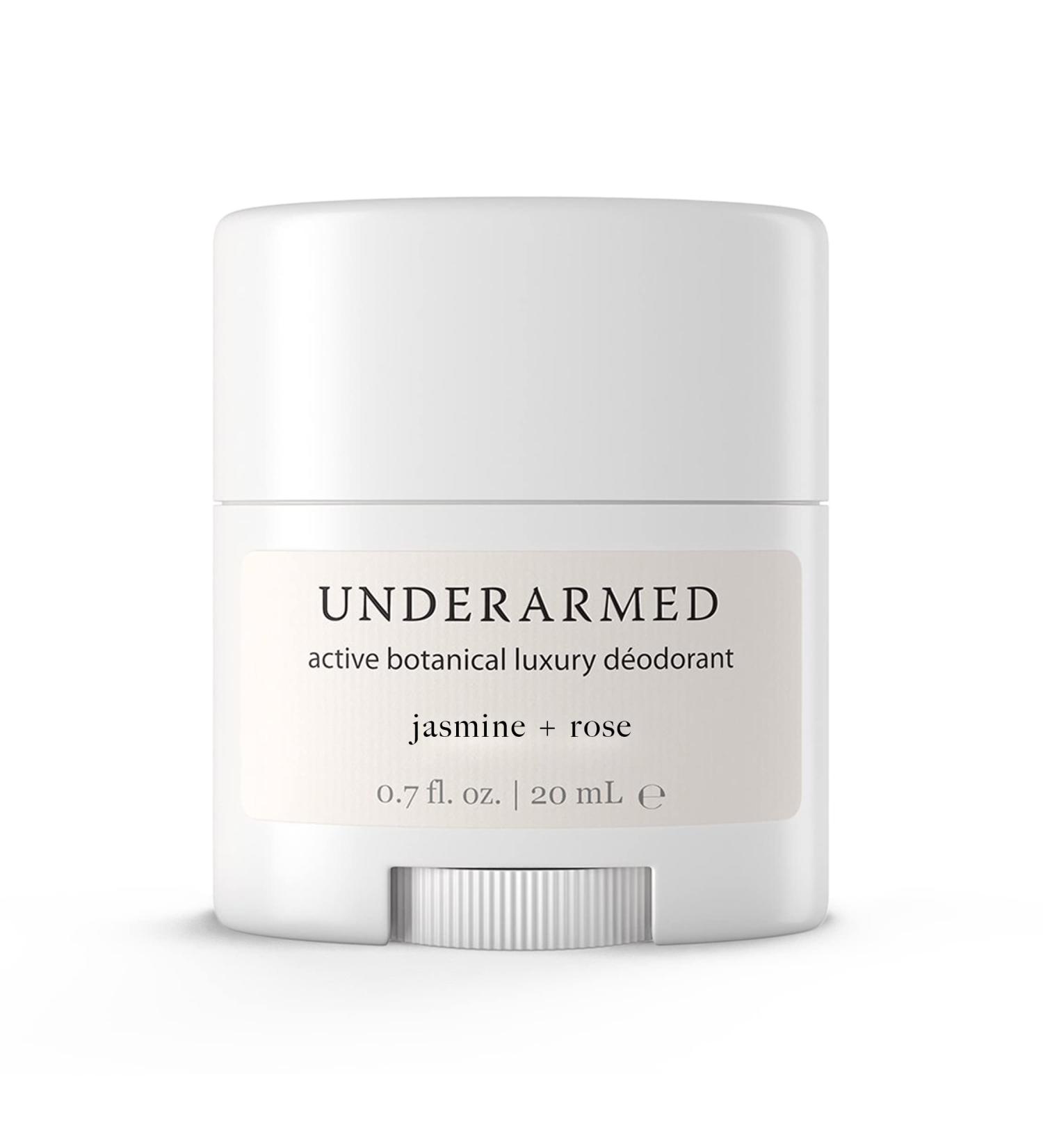 Jasmine & Rose Travel Size Natural Deodorant - Aluminum Free - 0.75 Fl Oz - Non-Toxic & Cruelty-Free - Buy Online on GoSupps.com