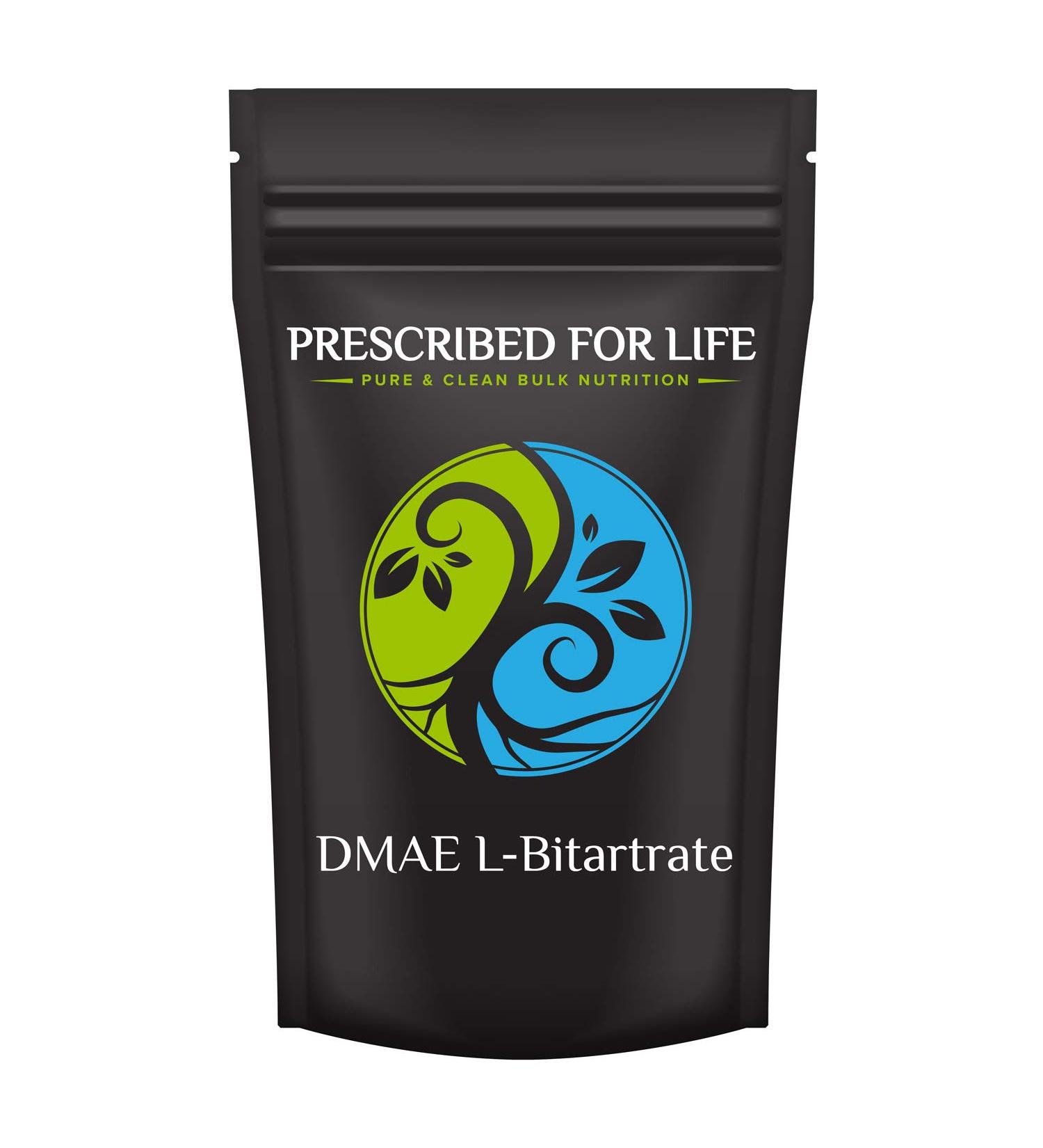 Buy Prescribed For Life DMAE L-Bitartrate Powder 12 oz - Enhance Cognitive Function & Mood - Fast International Shipping - Buy Online on GoSupps.com