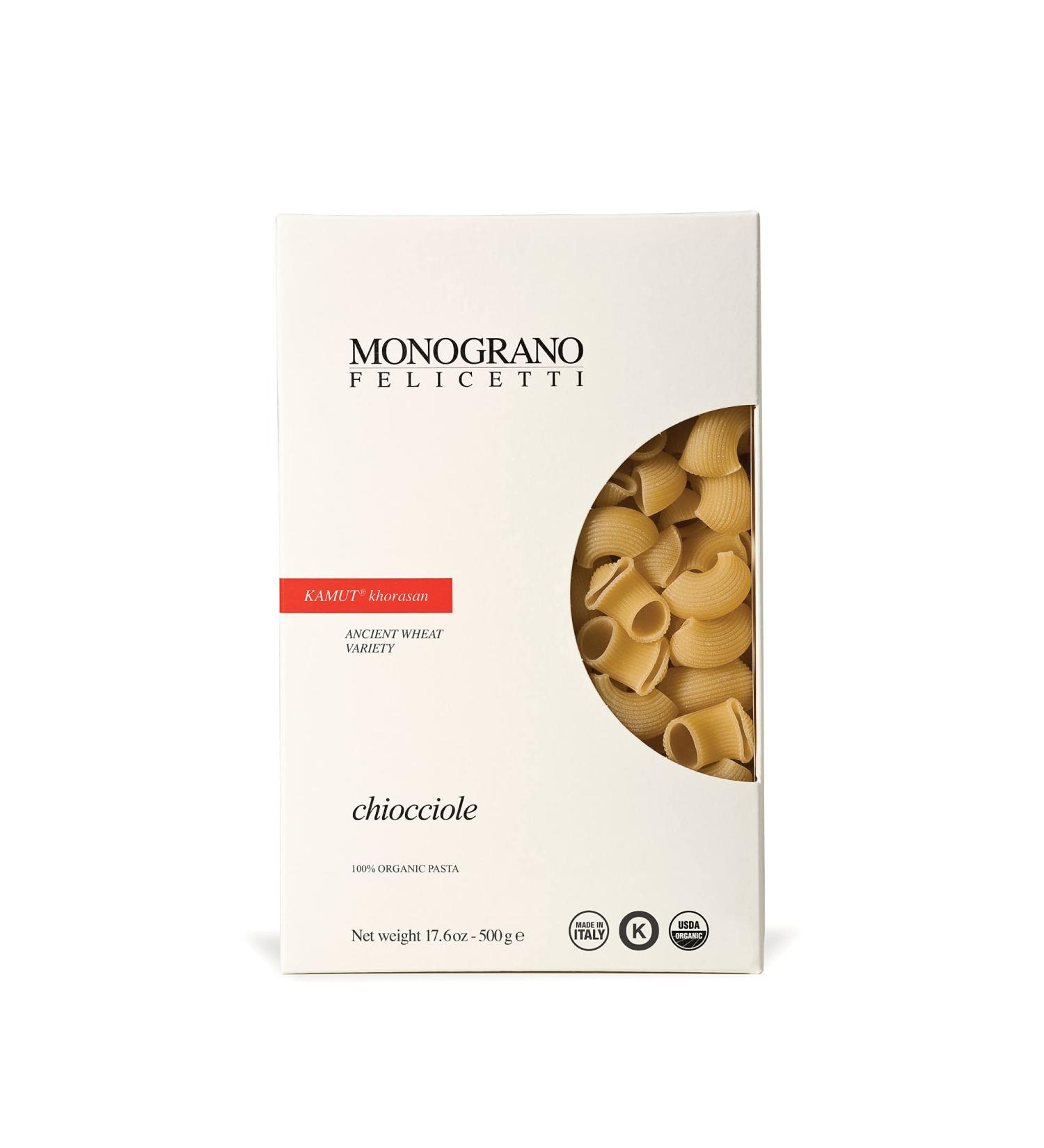 Monograno Felicetti Kamut Chiocciole Pasta - Organic Non-GMO Italian 17.6oz (500g) - Buy Online on GoSupps.com