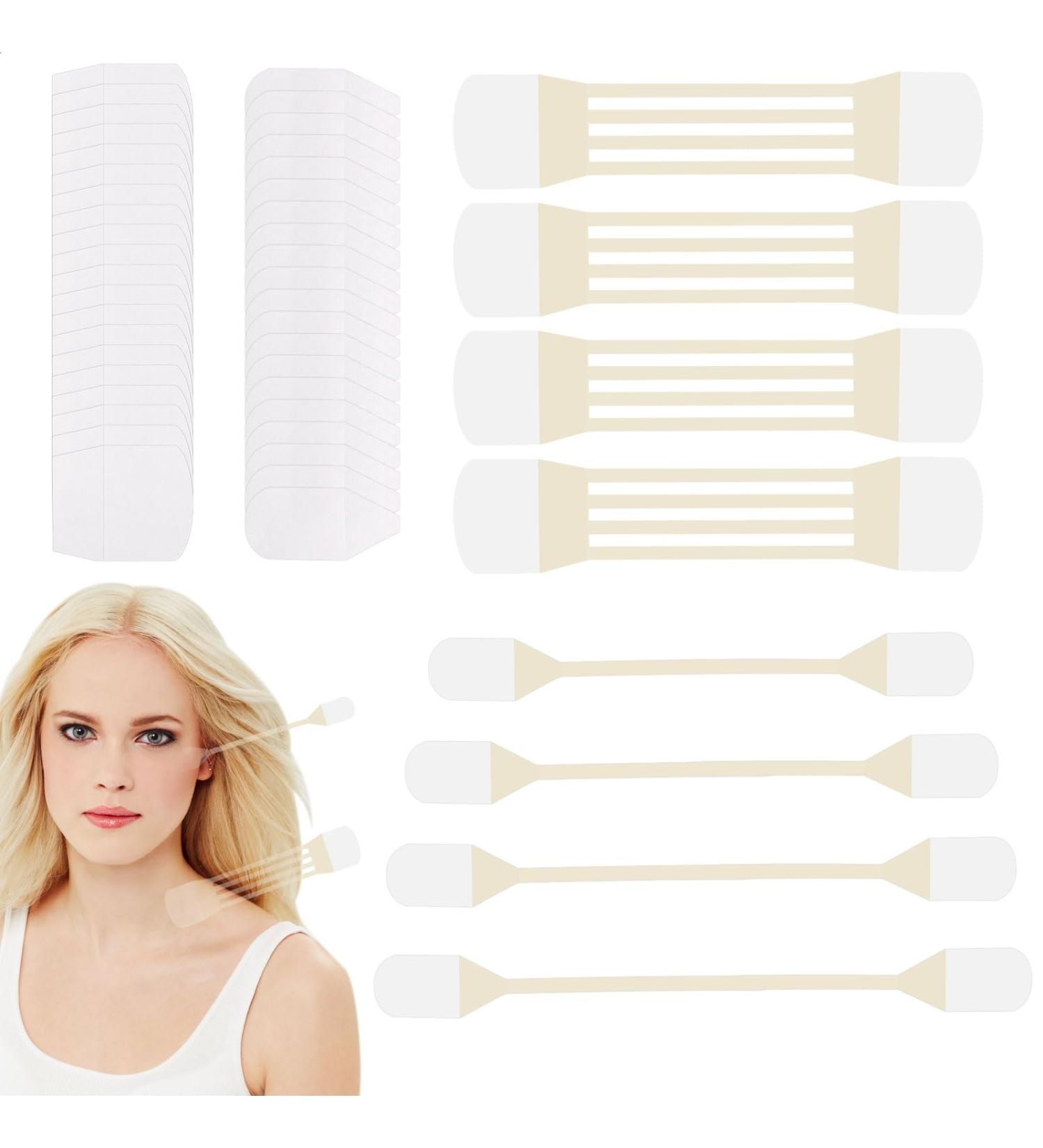 4pcs Cou et 4pcs Bandes de Lifting Visage Bandes Adh sives Invisibles Qualit Sup rieure pour Cou et Visage avec 40 Patchs Rechange pour Raffermir Peau Femmes - Buy Online on GoSupps.com