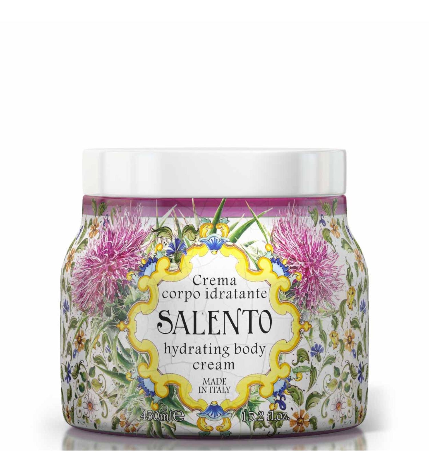 RUDY PROFUMI Le Maioliche Salento moisturizing body cream 450 ml made in Italy notes of gardenia raspberry jasmine sweet lemon neroli patchouli amber - Buy Online on GoSupps.com