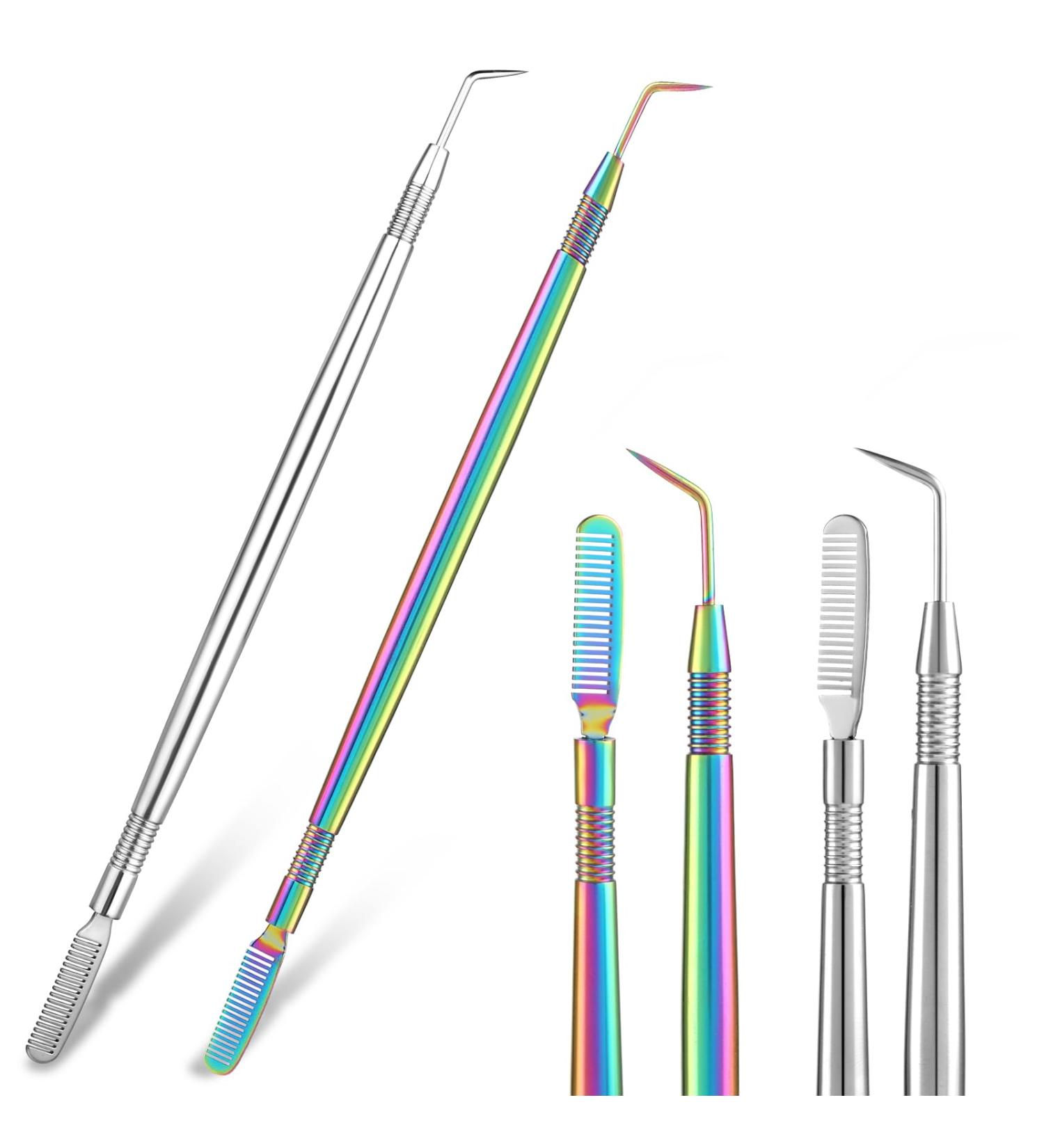 Amabro Lash Lift and Tint Kit 2 in 1 Professional Stainless Steel Lash Lift Tool Reusable Eye Lash Lift Tool Kit Eyelash Separator Tool with Separating Comb - Buy Online on GoSupps.com