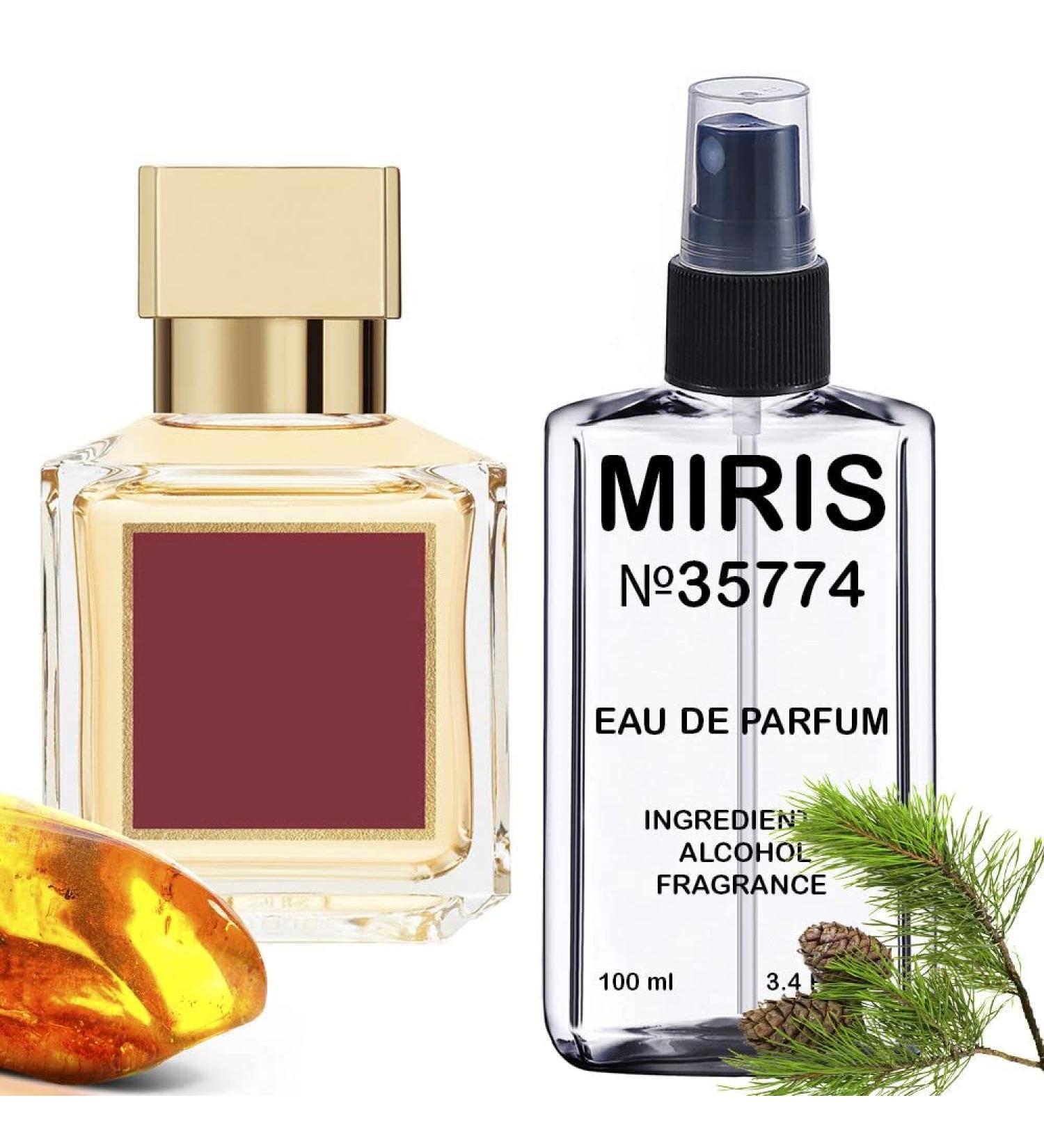 MIRIS No.35774 | Impression of Baccarat Rouge 540 | Unisex For Women and Men Eau de Parfum | 3.4 Fl Oz / 100 ml MFK Baccarat Rouge 540 Impression