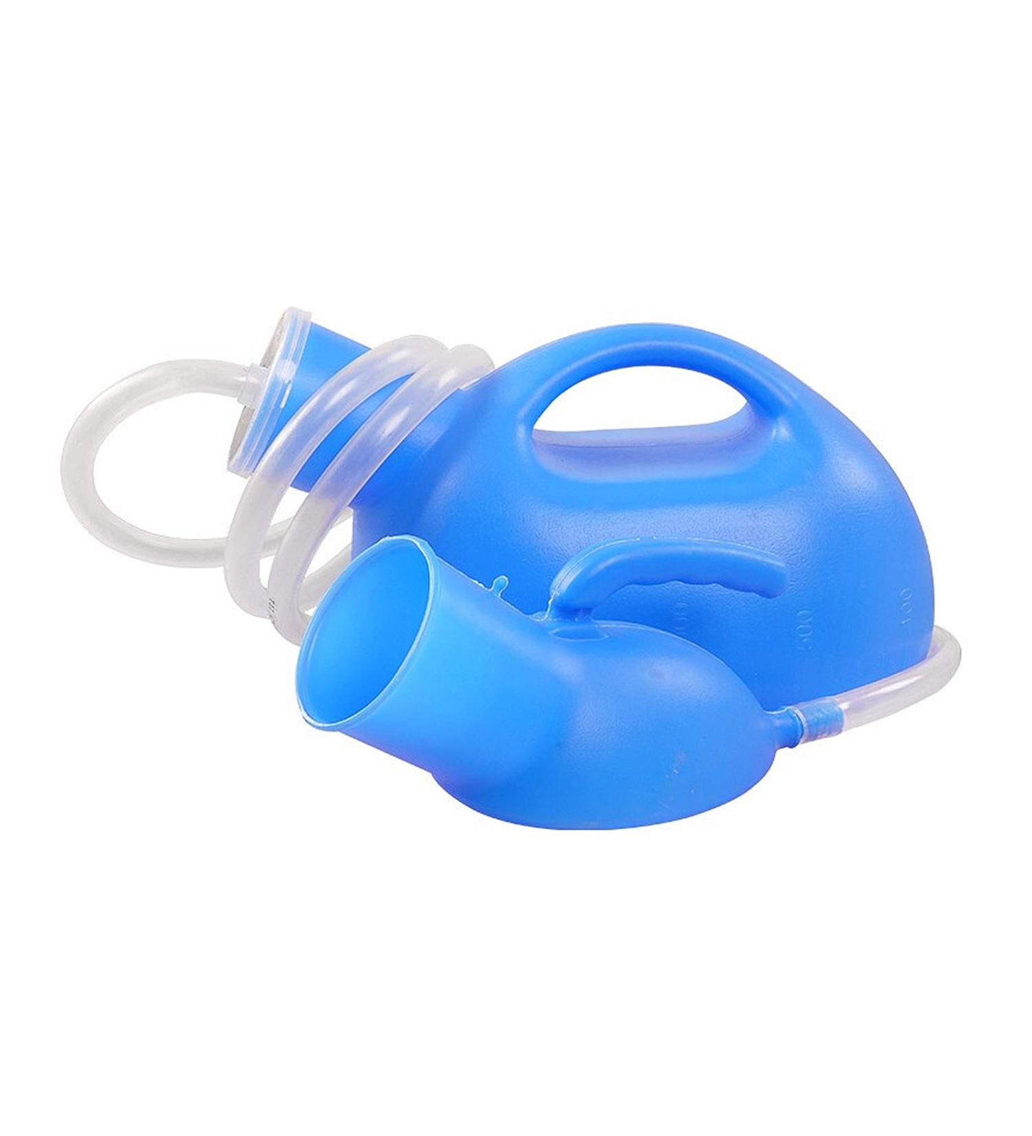 Men Urinal Male Urinal with Hand-held Portable Urine Cup 2000 Ml Large Capacity Leak- Proof Urinals for Old Men for Elderly Travel Camping Convenient and Practical Urinal - Buy Online on GoSupps.com