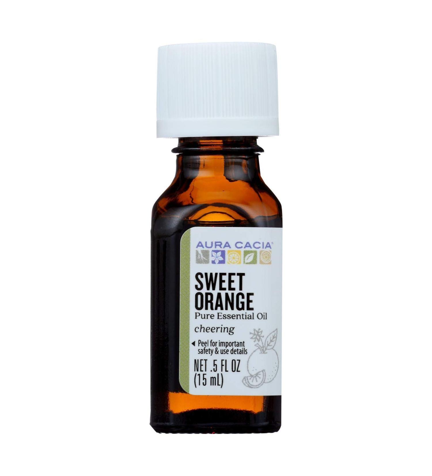 Aura Cacia Essential Oil Sweet Orange - 0.5 fl oz