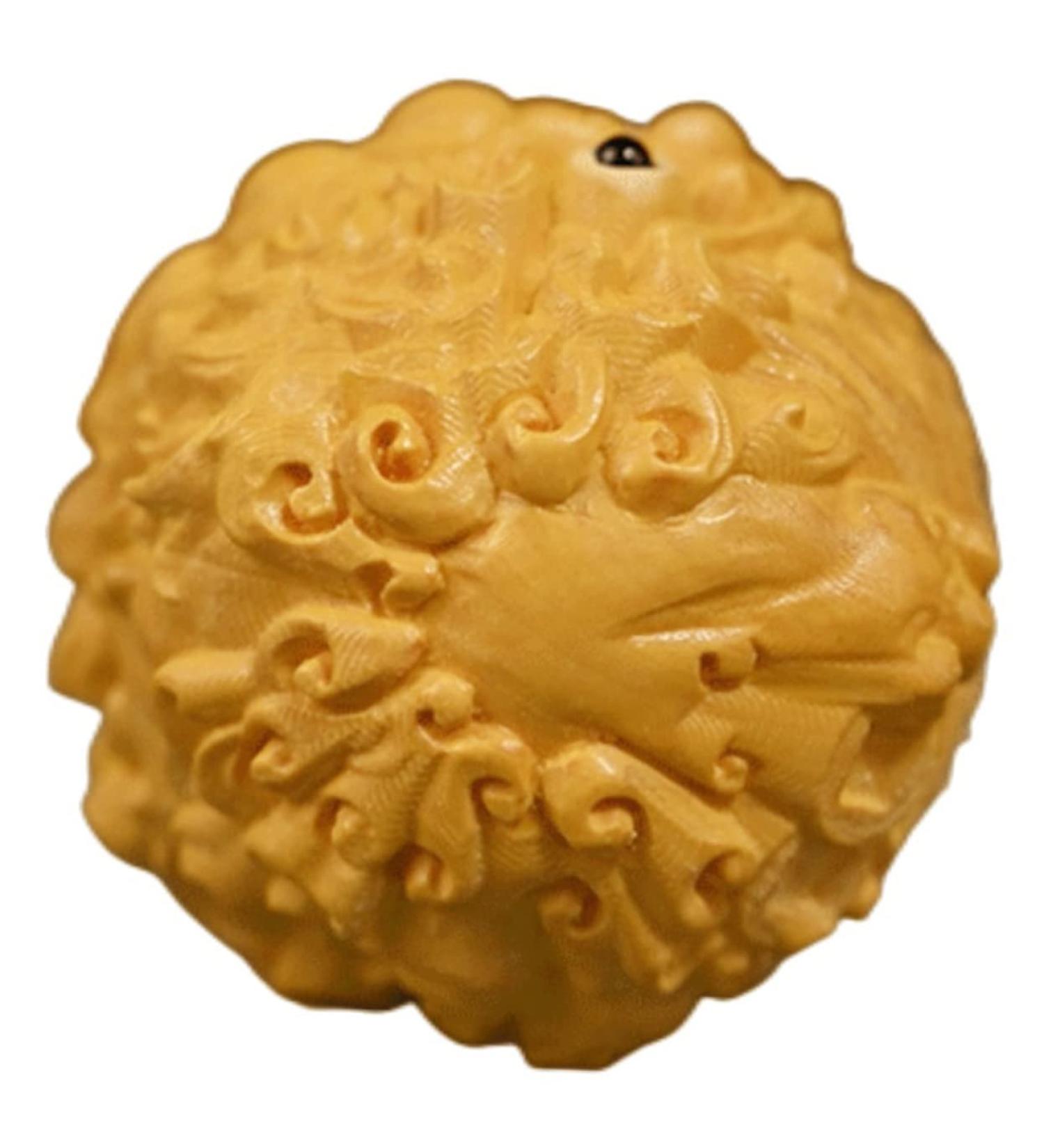 Garneck Feng Shui Kylin Statue Key Ring - Wooden Chinese Coin Decoration & Handicraft - Buy Online on GoSupps.com