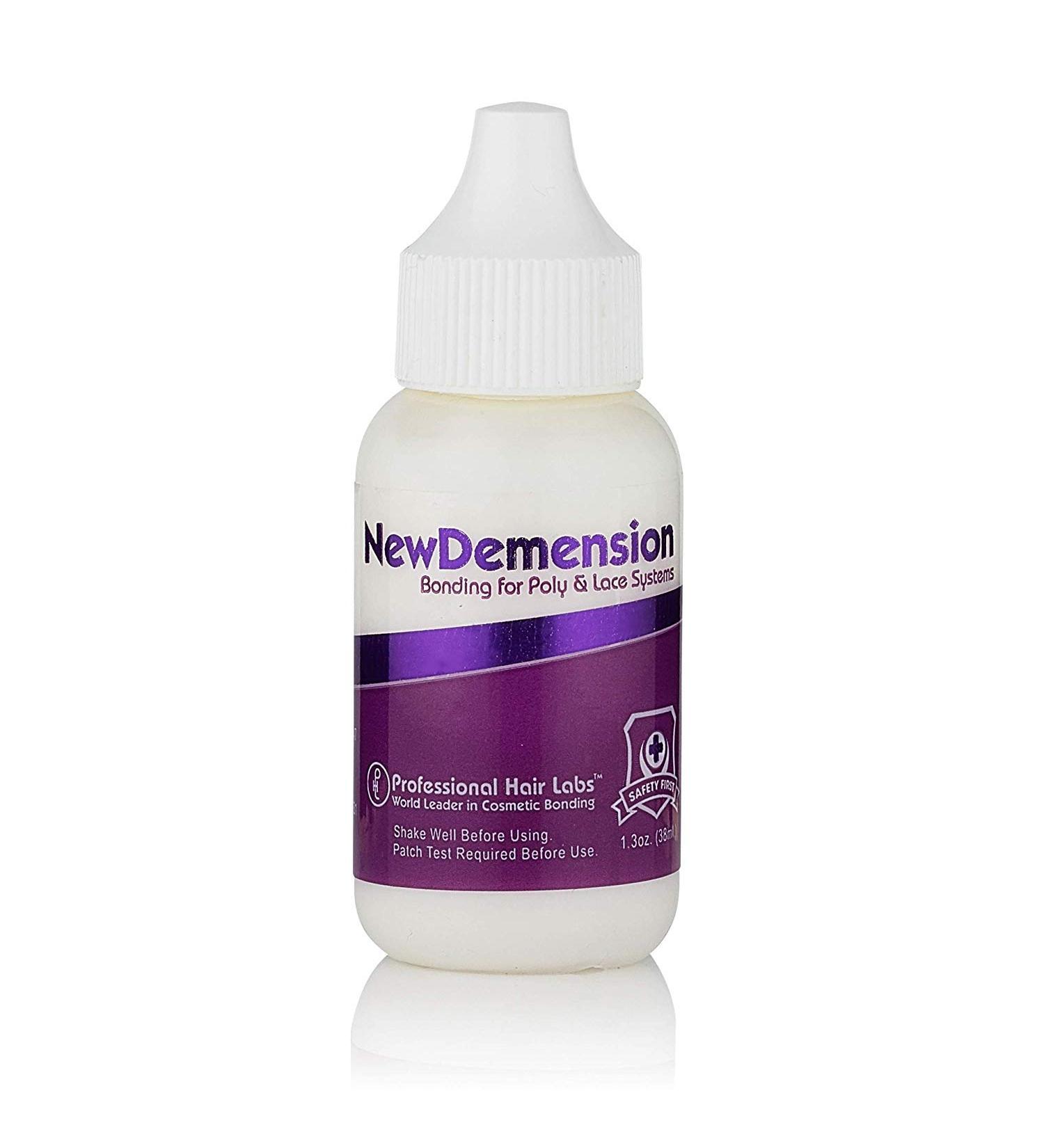 New Dimension Wig Adhesive Invisible & Water-Resistant Bonding Glue for Poly & Lace Hairpieces - Strong Hold (1.3oz - Buy Online on GoSupps.com
