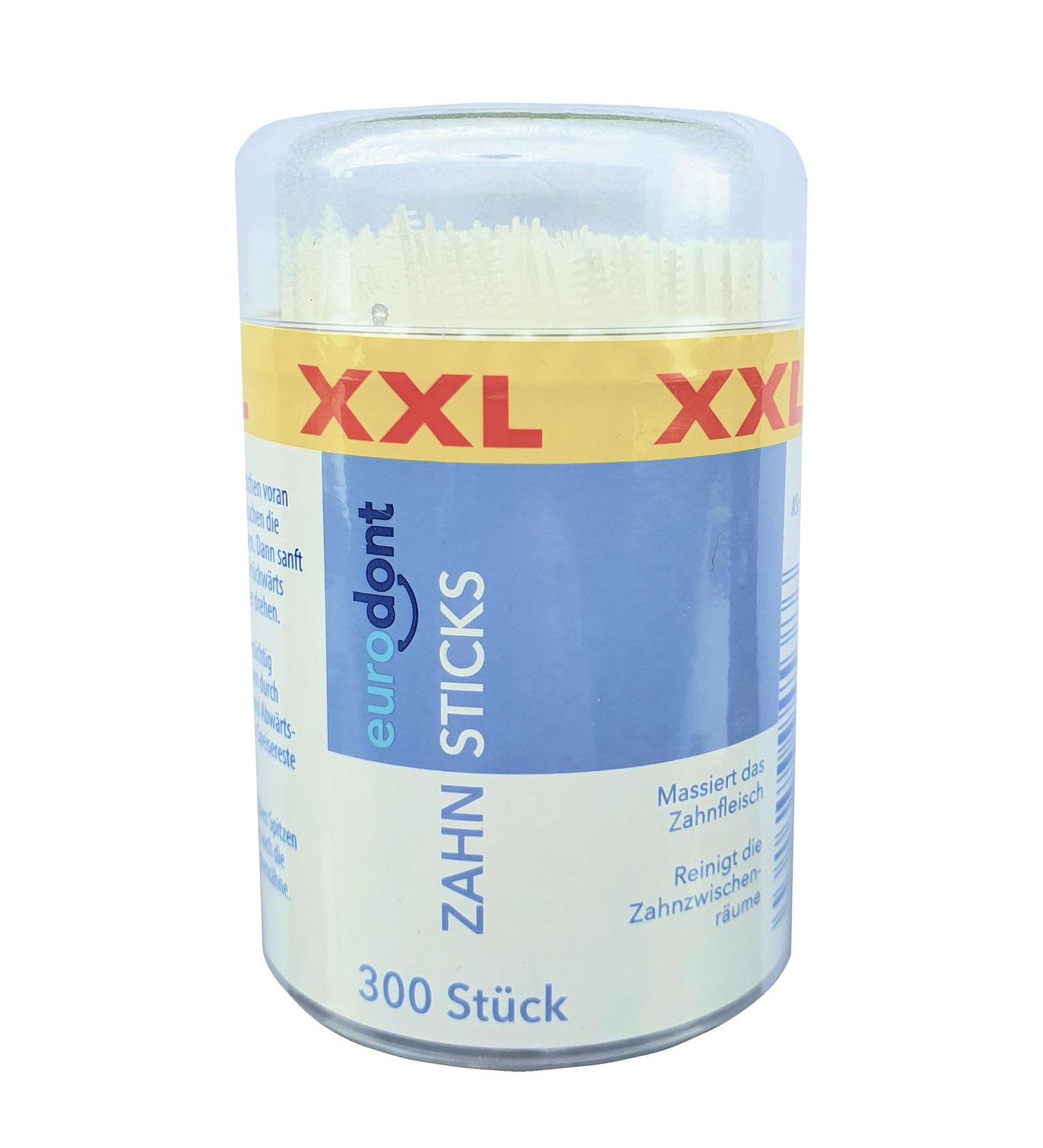 Toothsticks Toothpicks 300 Pieces - Premium Teeth Cleaning Brush Sticks for Fresh Breath - Buy Online on GoSupps.com