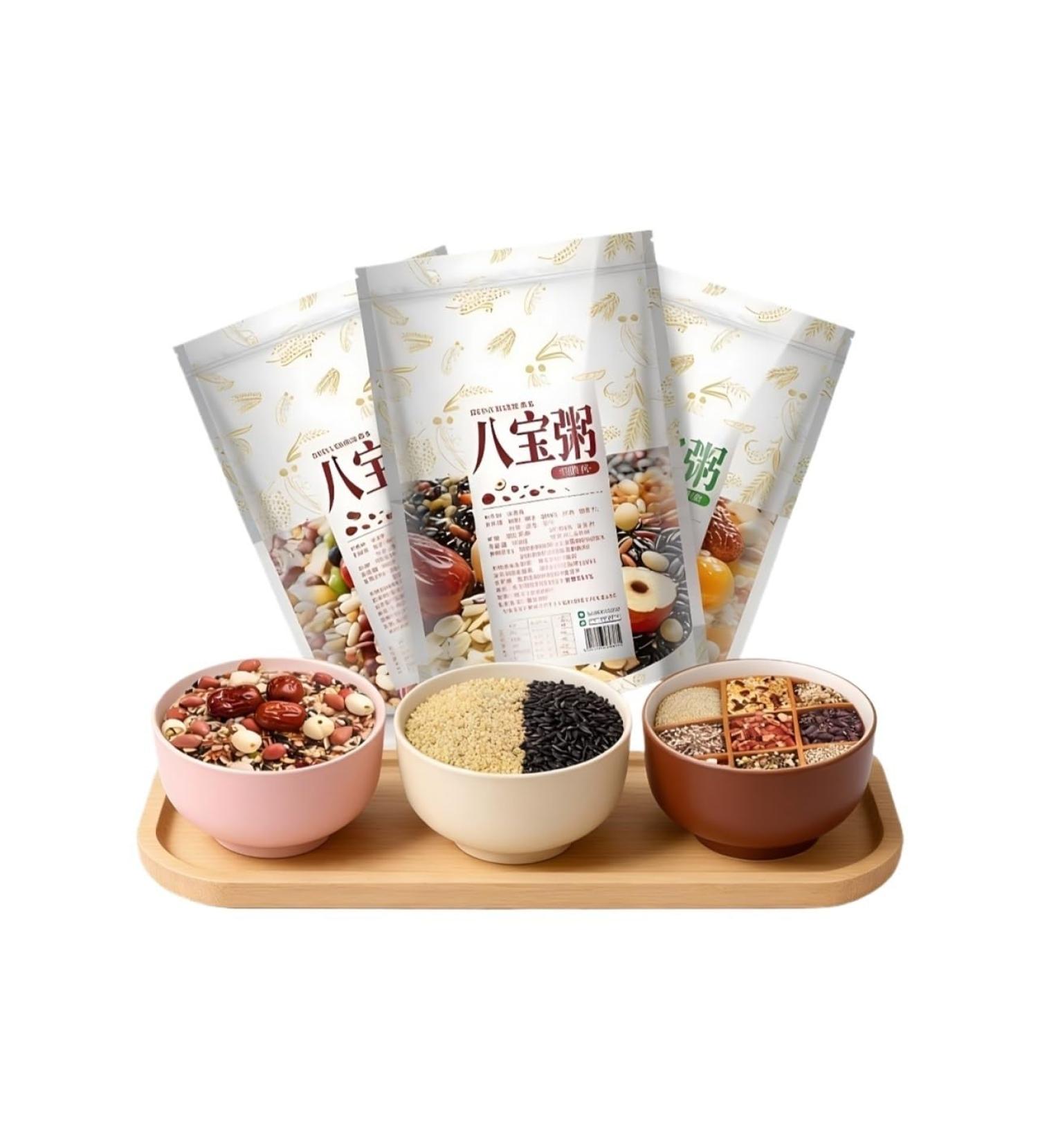 3 Sacs X 500 G De M lange Bouillie Aux Huit Tr sors Assortiment Grains Entiers Et C r ales Congee Petit-d jeuner Facile Cuisiner Riz Auto-cuite Saine - Buy Online on GoSupps.com