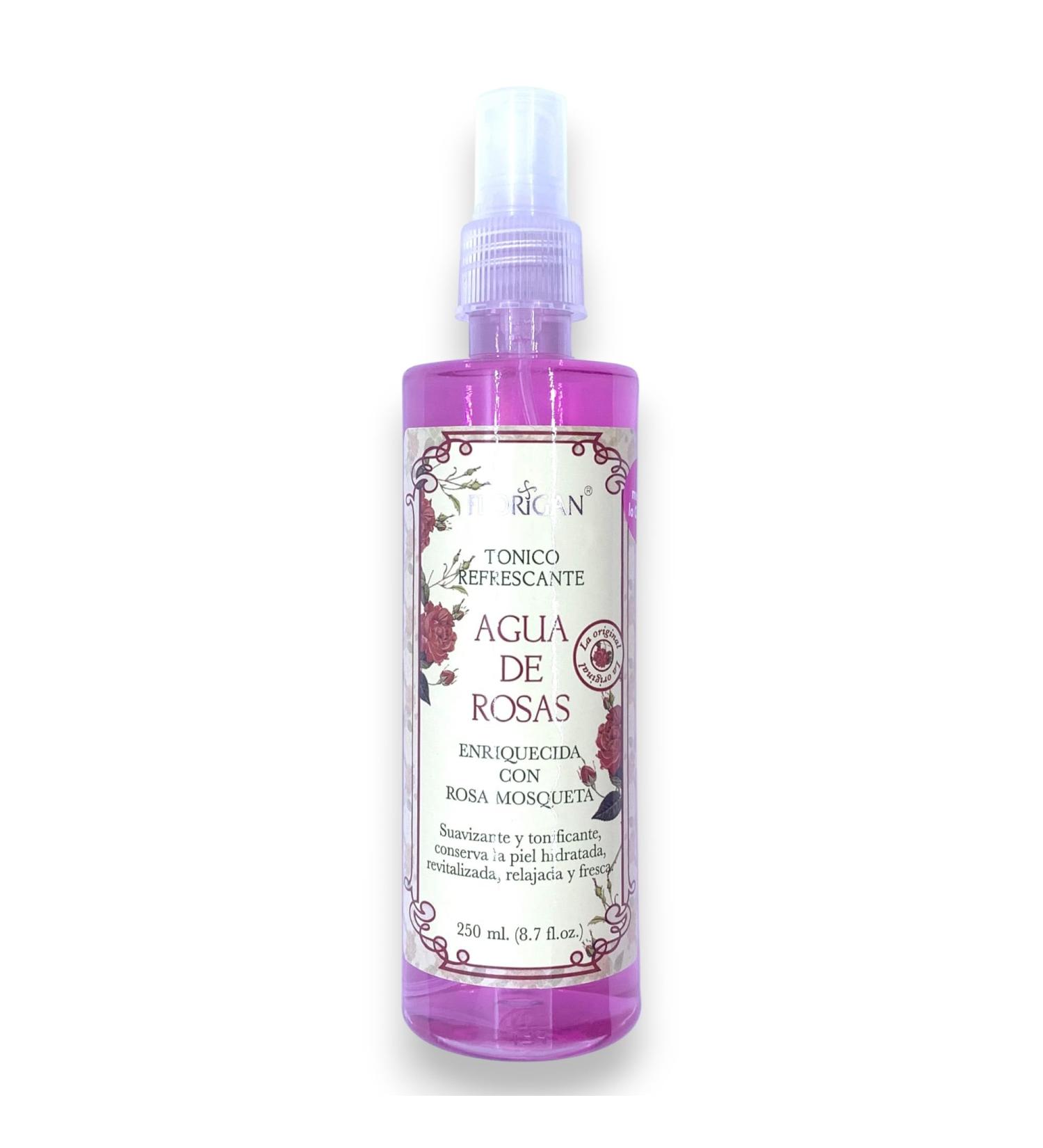 Florigan Refreshing Rose Water Toner with Rosehip Oil Soothing and Hydrating Facial Spray 250ml (8.7 fl.oz.)